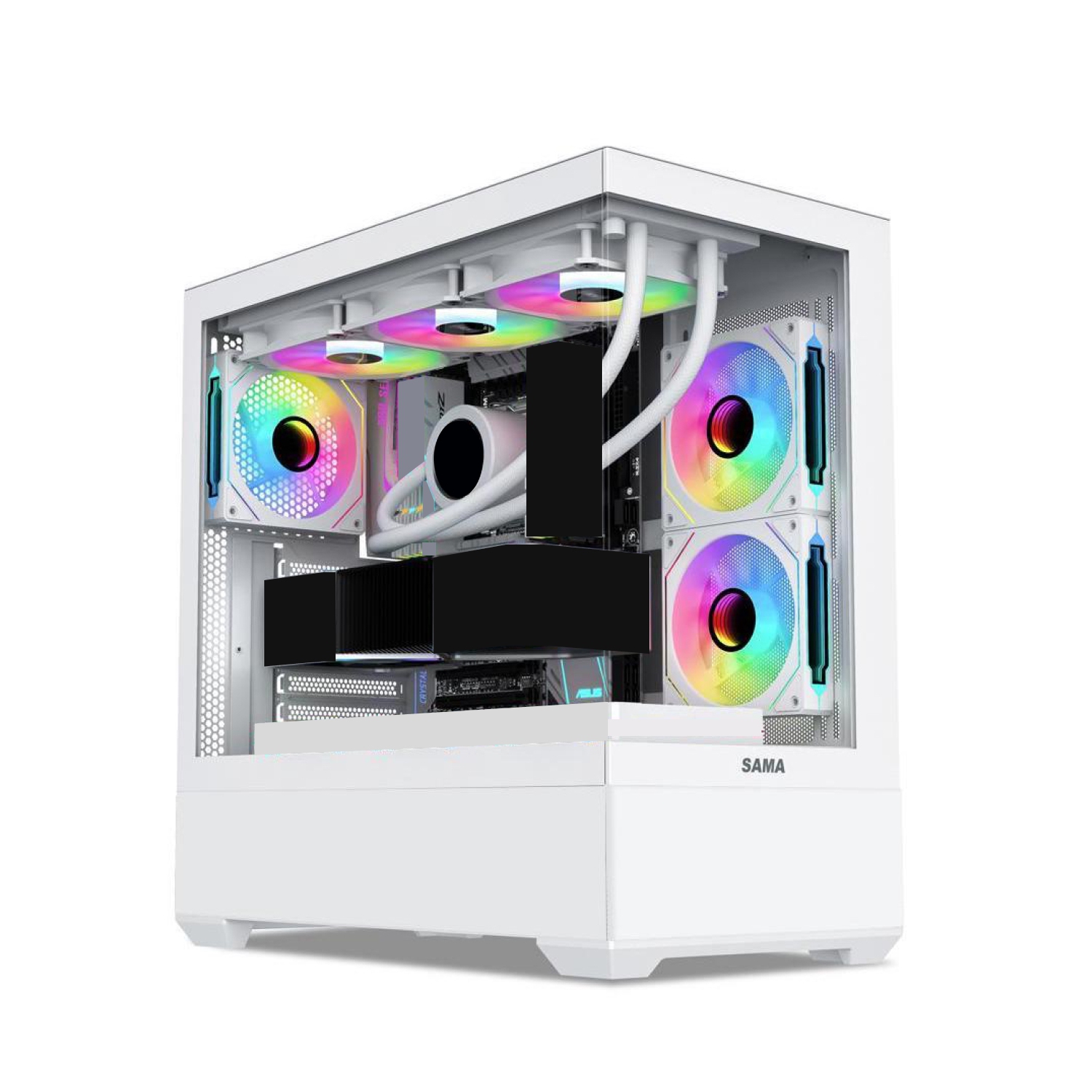 Ordinateur de jeu Zonic Epic d'AMD Ryzen 9 9700X, GeForce RTX 5080, 32&nbsp;Go mémoire DDR5 d'Intel, 2&nbsp;To SSD M.2 de NVIDIA, Windows 11