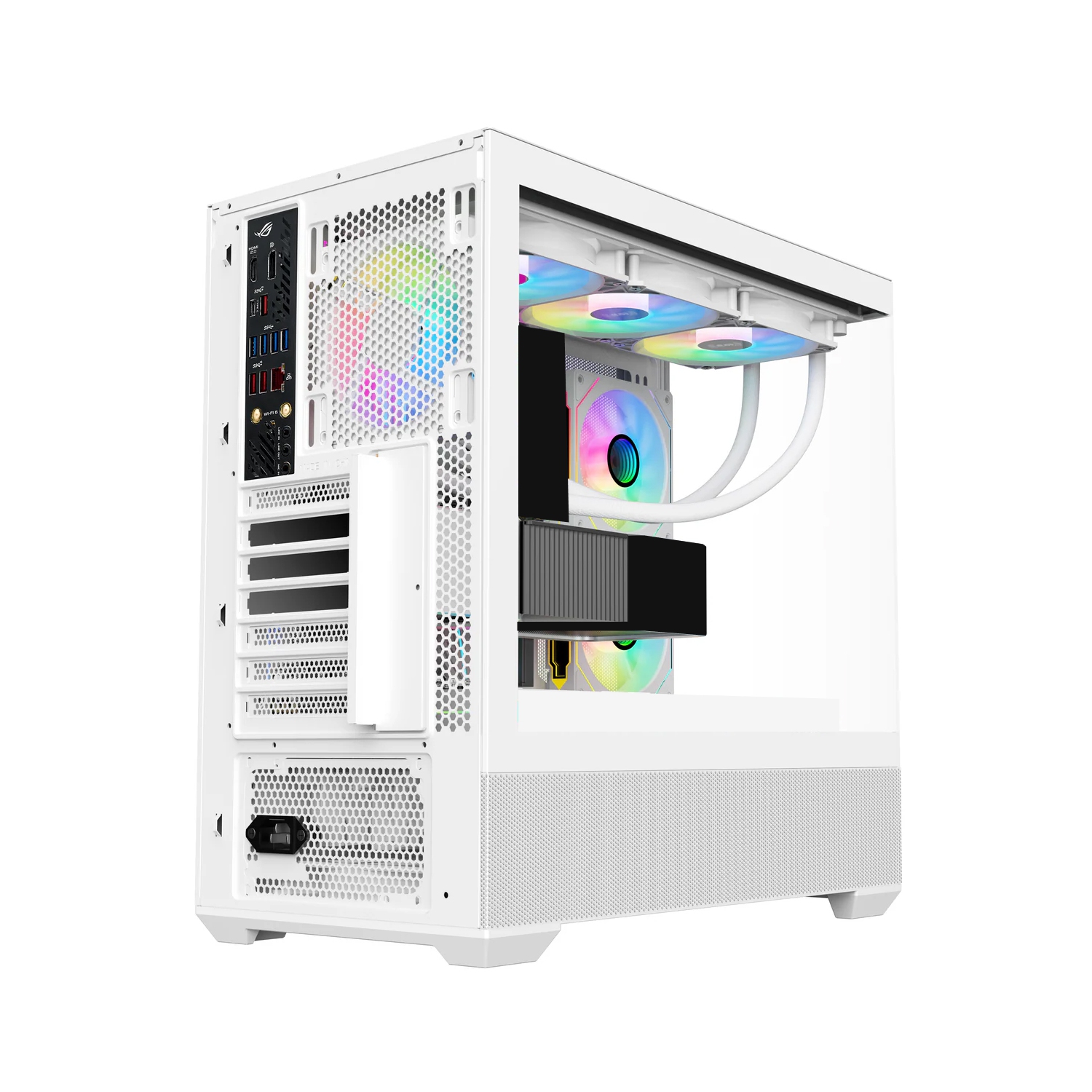 Ordinateur de jeu Zonic Epic d'AMD Ryzen 9 9700X, GeForce RTX 5080, 32 Go mémoire DDR5 d'Intel, 2 To SSD M.2 de NVIDIA, Windows 11