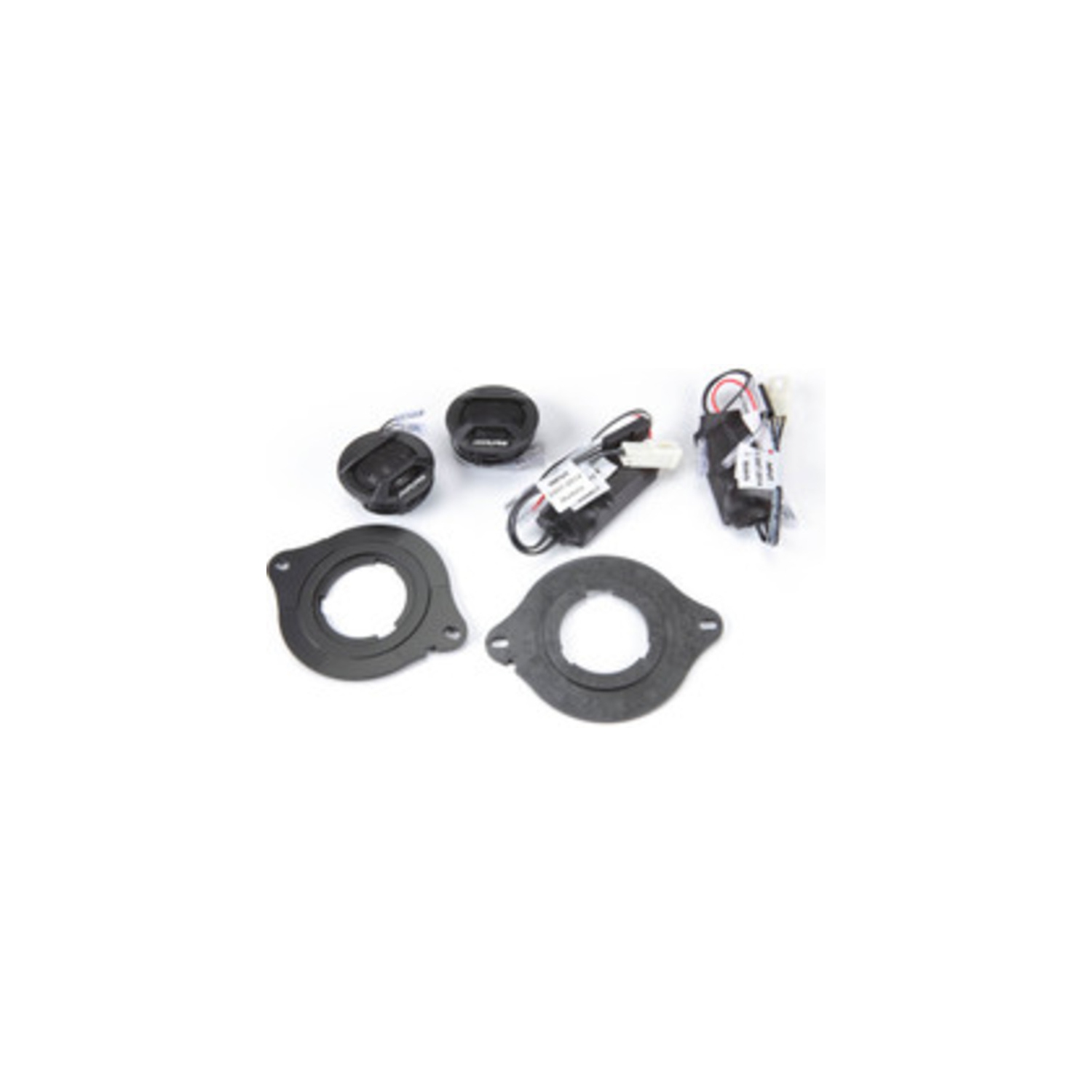 Les haut-parleurs d'aigus à composants de 1 po SPV-10TW-WRA d'Alpine pour les véhicules Jeep Wrangler et Gladiator sélectionnés 2007 et plus