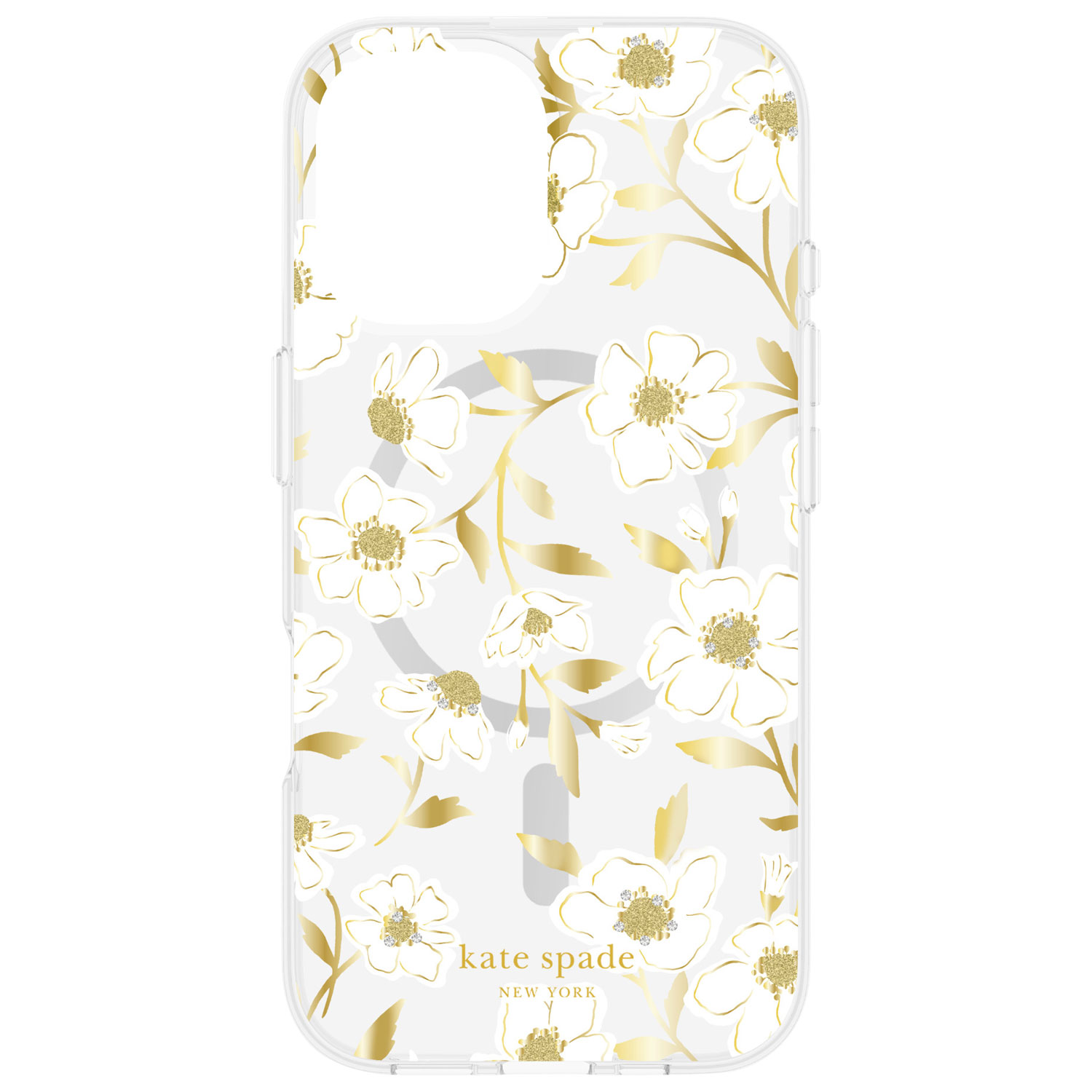 Étui rigide de Kate Spade New York avec MagSafe pour iPhone 16 - Floral ensoleillé
