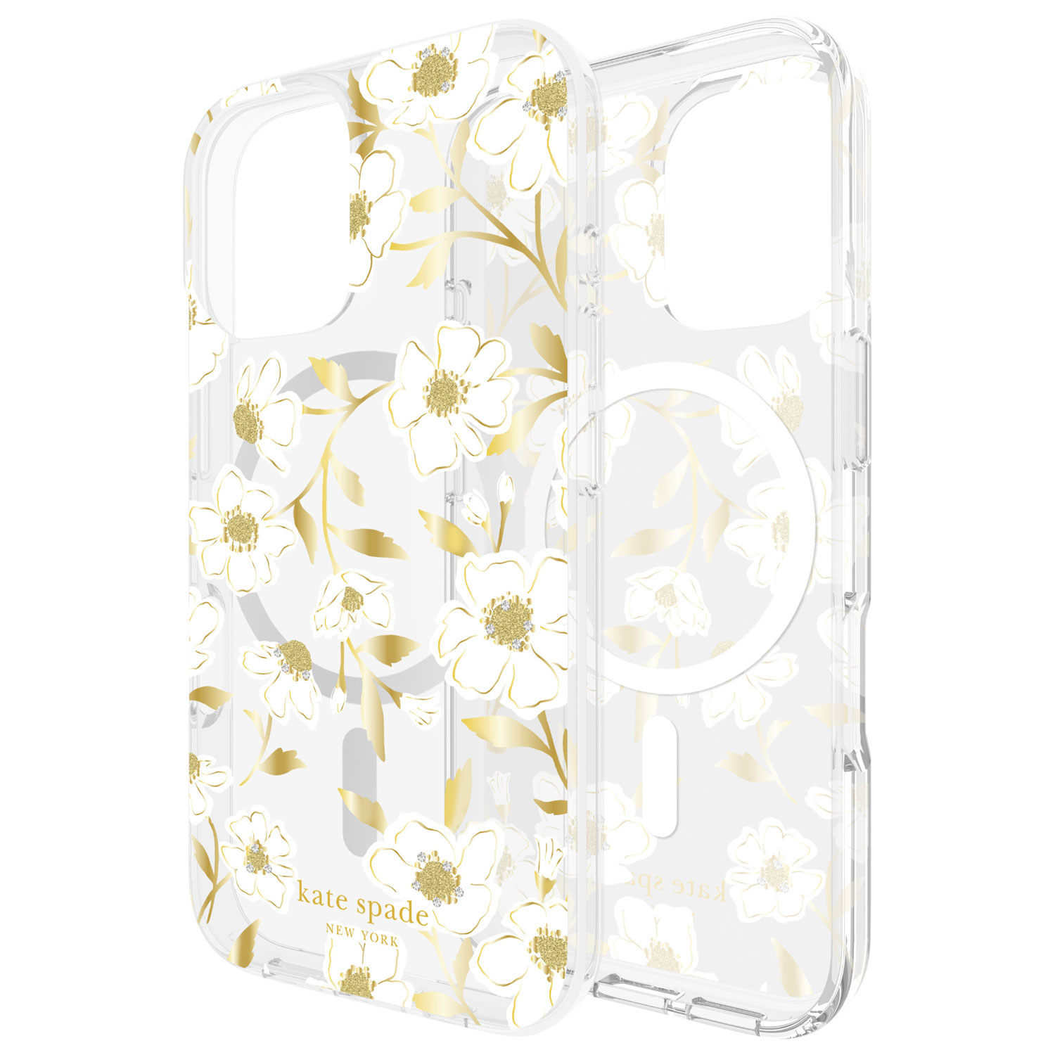 Étui rigide de Kate Spade New York avec MagSafe pour iPhone 16 - Floral ensoleillé