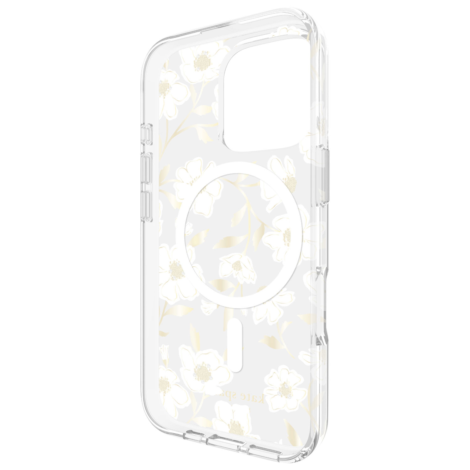Étui en plastique rigide de Kate Spade New York avec MagSafe pour iPhone 16 Pro - Floral ensoleillé
