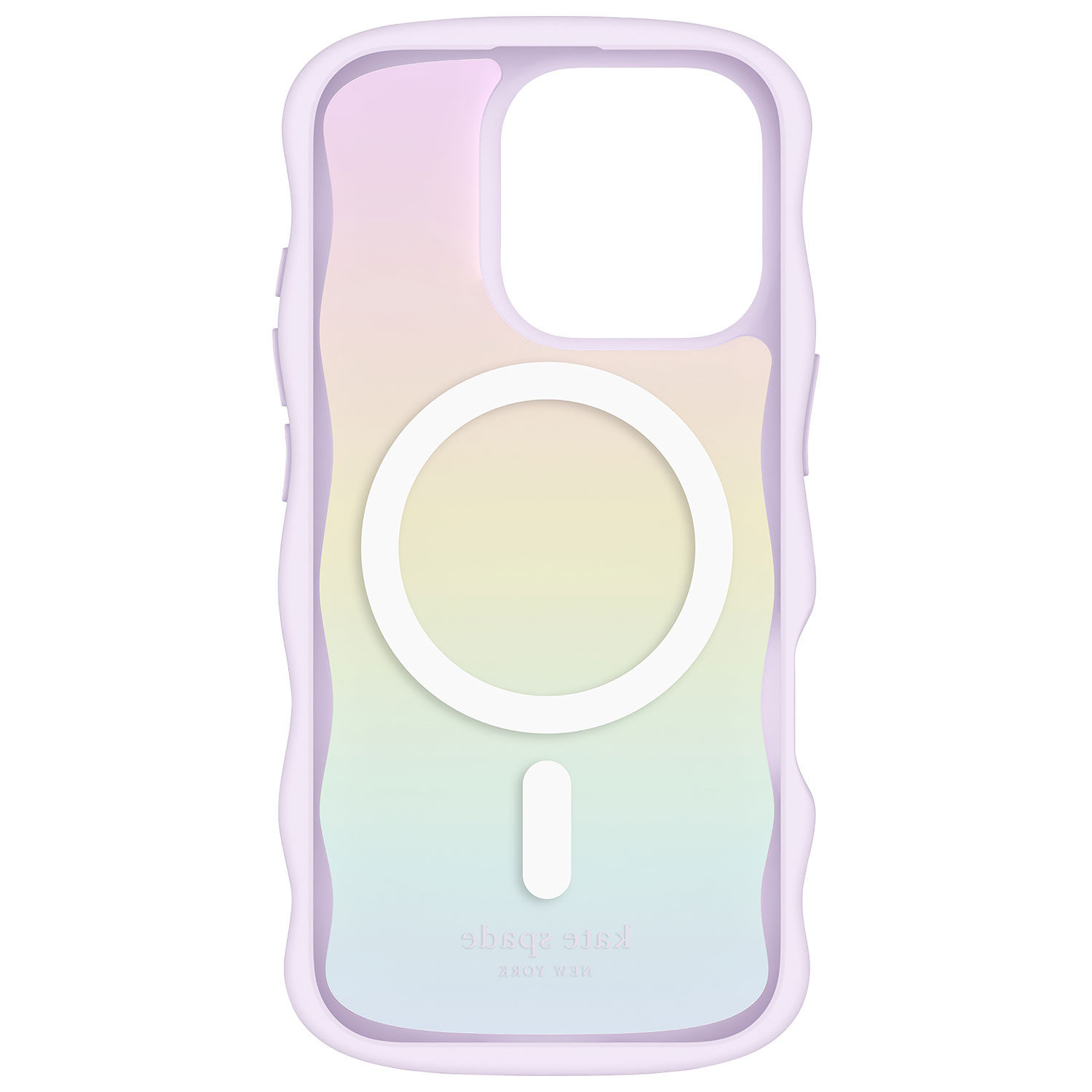 Étui Wavy Opal de Kate Spade New York avec MagSafe pour iPhone 16 Pro Max - Opale iridescente