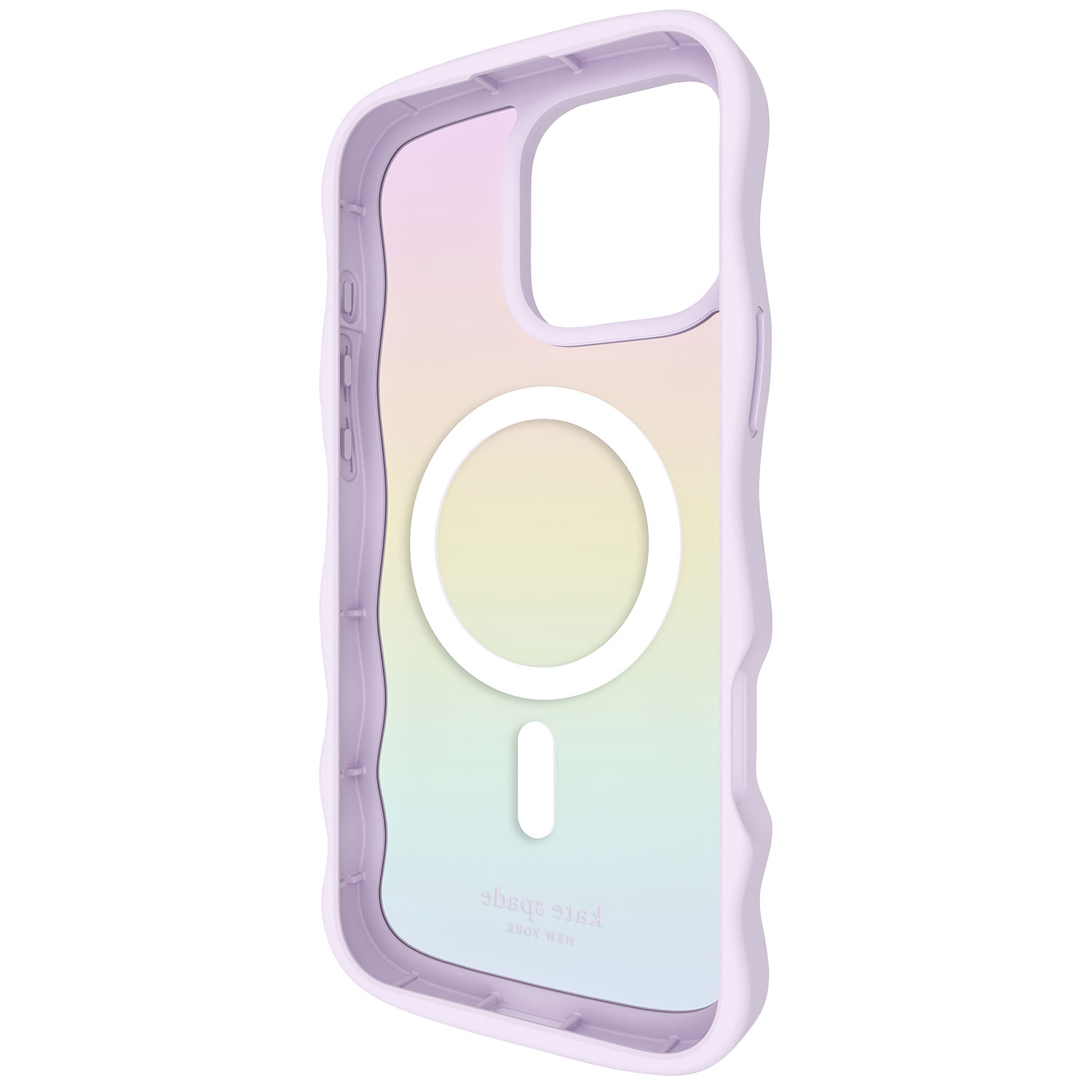 Étui Wavy Opal de Kate Spade New York avec MagSafe pour iPhone 16 Pro - Opale iridescente