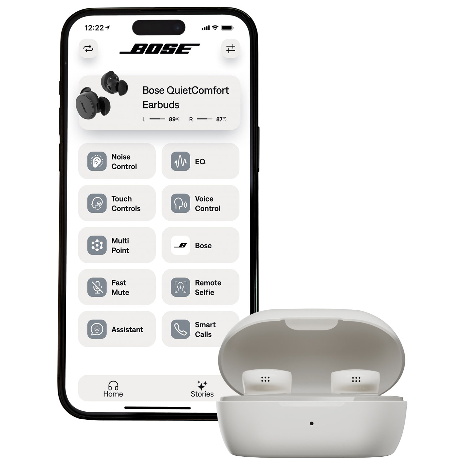 Bose QuietComfort® Earbuds White Smoke Bose QuietComfort Ultra In-Ear Noise Cancelling True