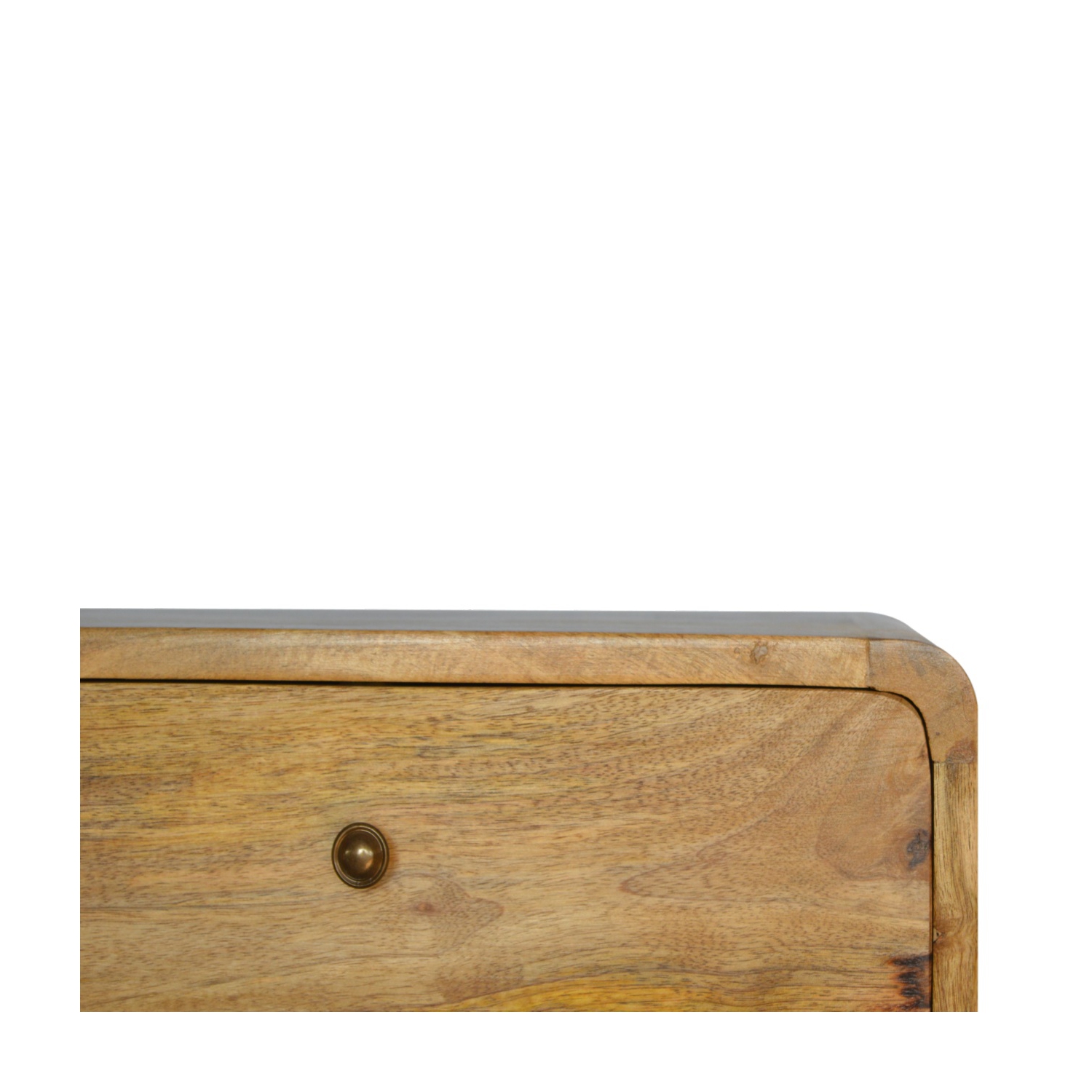 Artisan Furniture Solid Wood 2 Drawer Floating Nightstand in Oak-ish finish