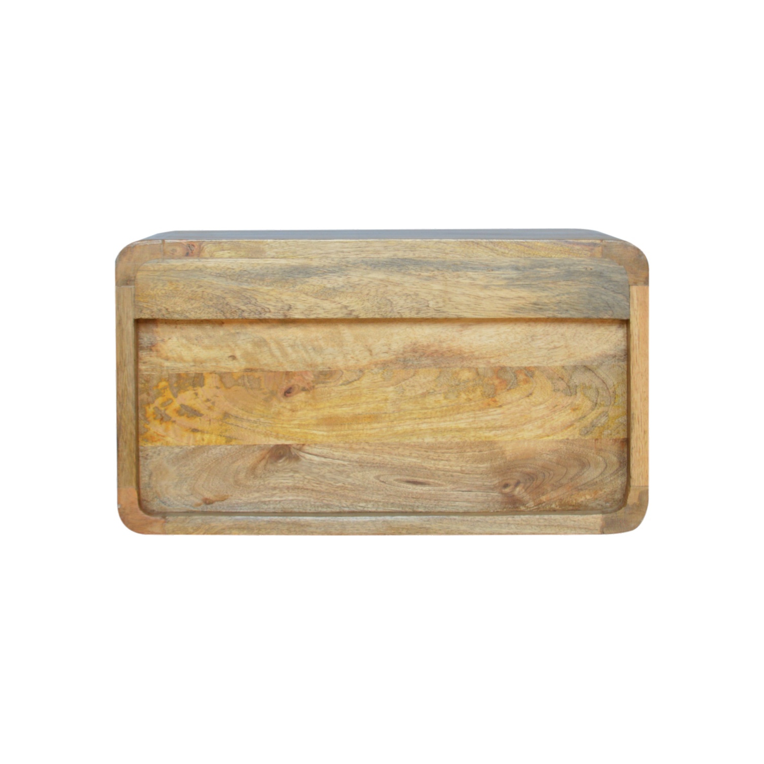 Artisan Furniture Solid Wood 2 Drawer Floating Nightstand in Oak-ish finish