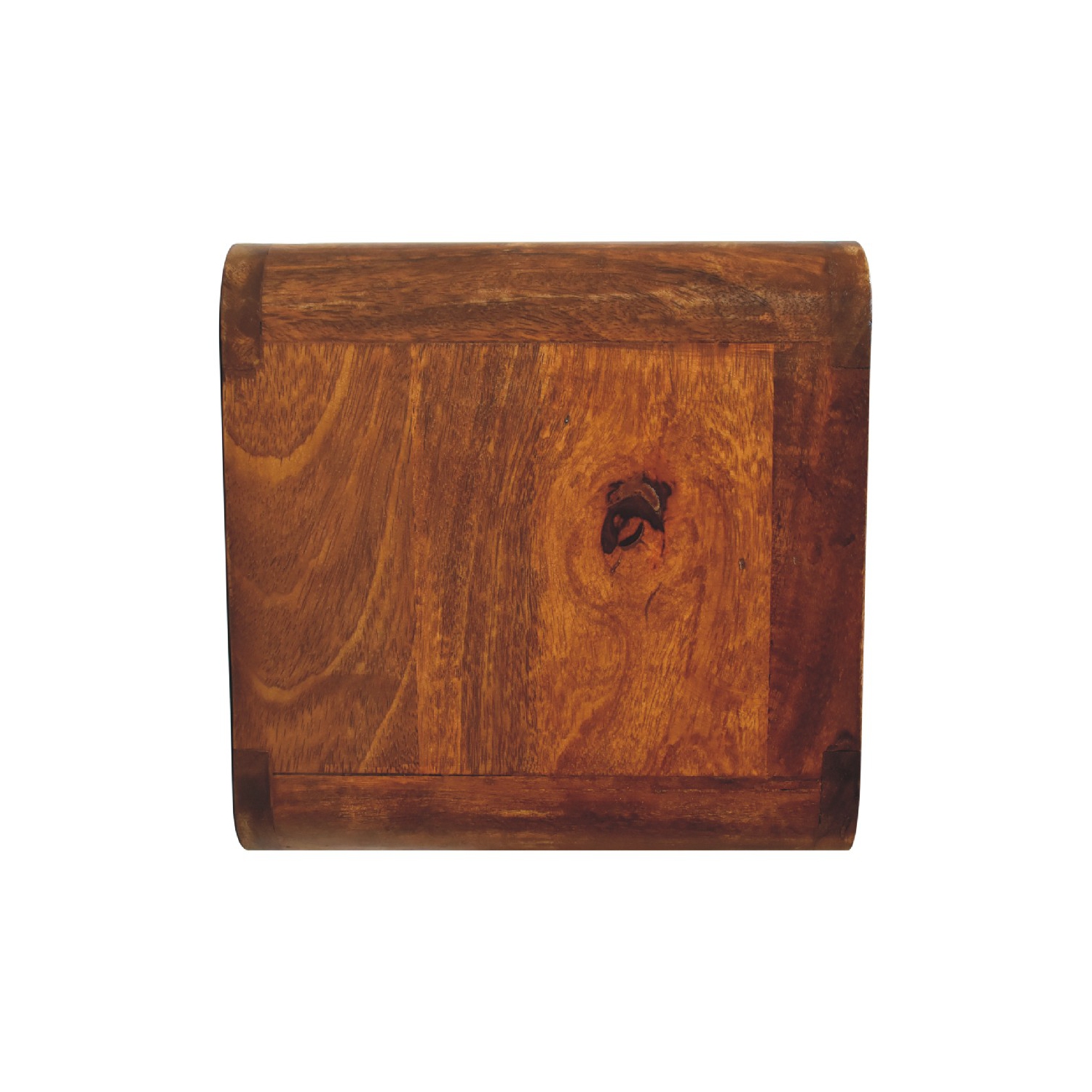 Artisan Furniture Solid Wood Floating Mini Nightstand In Chestnut Finish