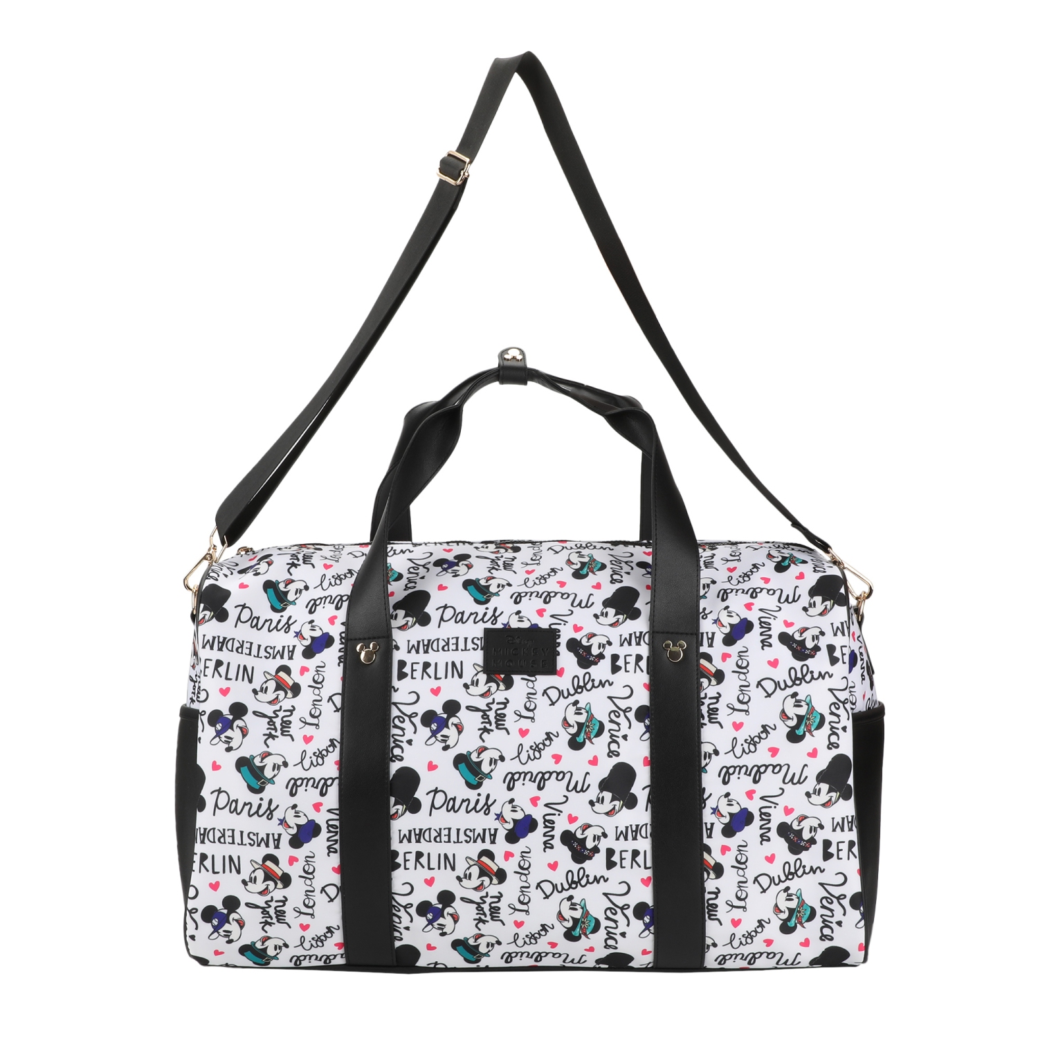 Mickey Mouse Travel Destinations Pattern Kids Duffle Bag