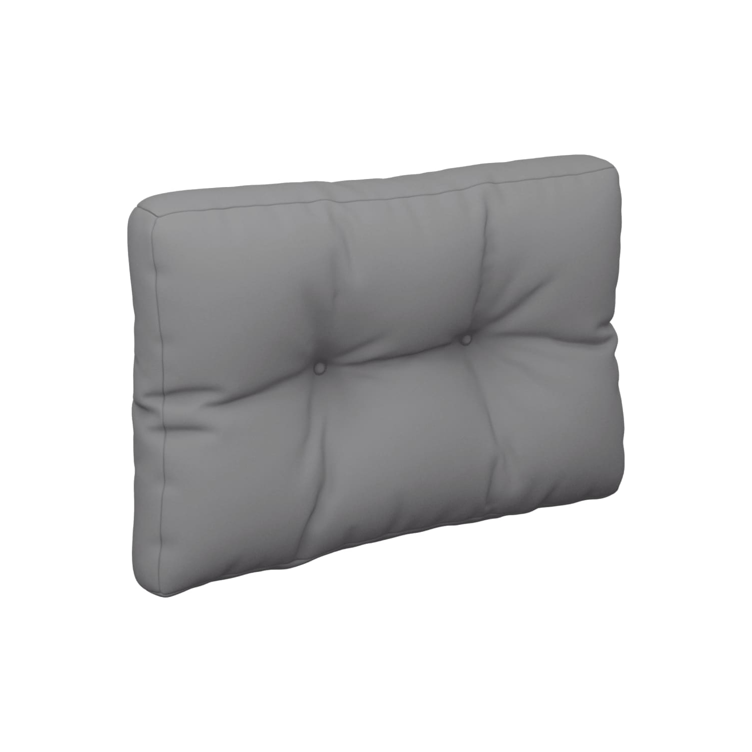 vidaXL Pallet Cushions 2 pcs Grey Fabric