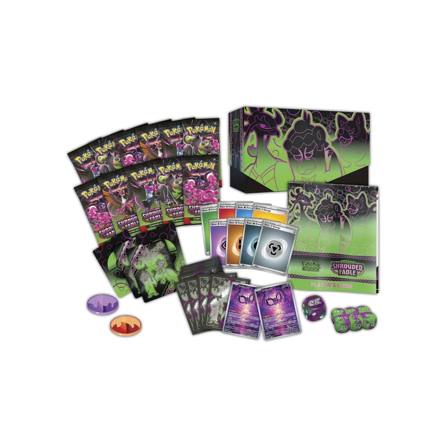 Pokemon USA Pokemon Trading Card Game: Scarlet & Violet Shrouded Fable Elite Trainer Box TCG