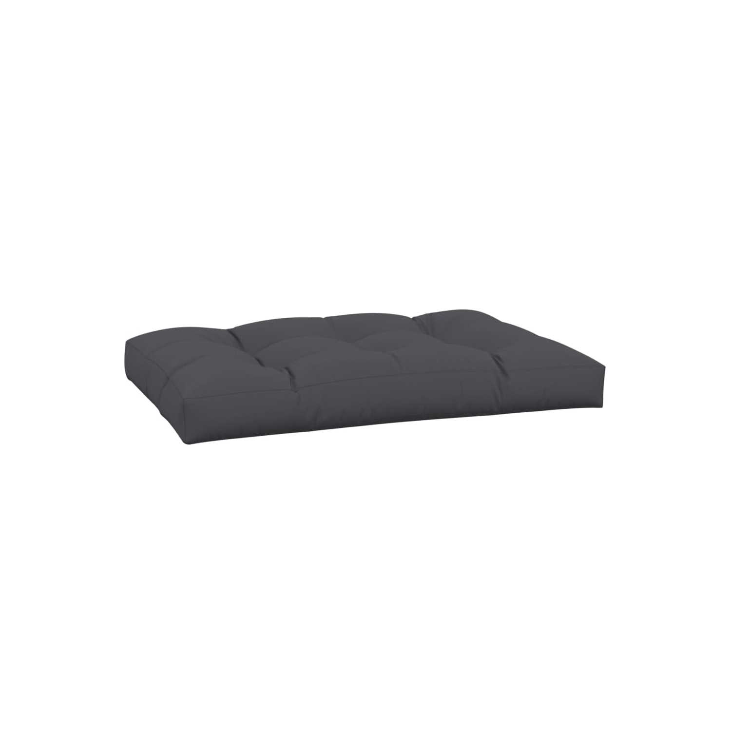 Coussin de palette VIdaXL en tissu 12&nbsp;cm, anthracite, 120 x 80 x