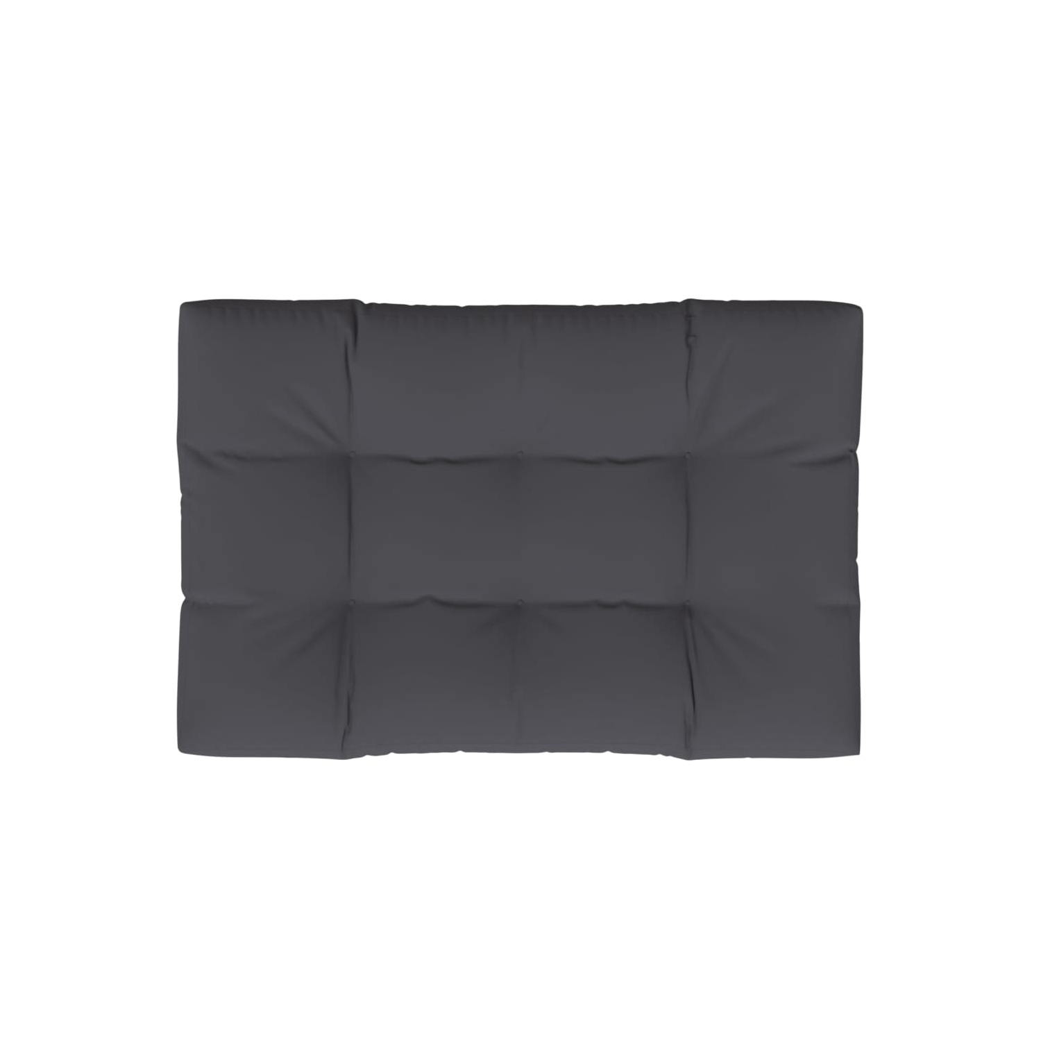 Coussin de palette VIdaXL en tissu 12&nbsp;cm, anthracite, 120 x 80 x