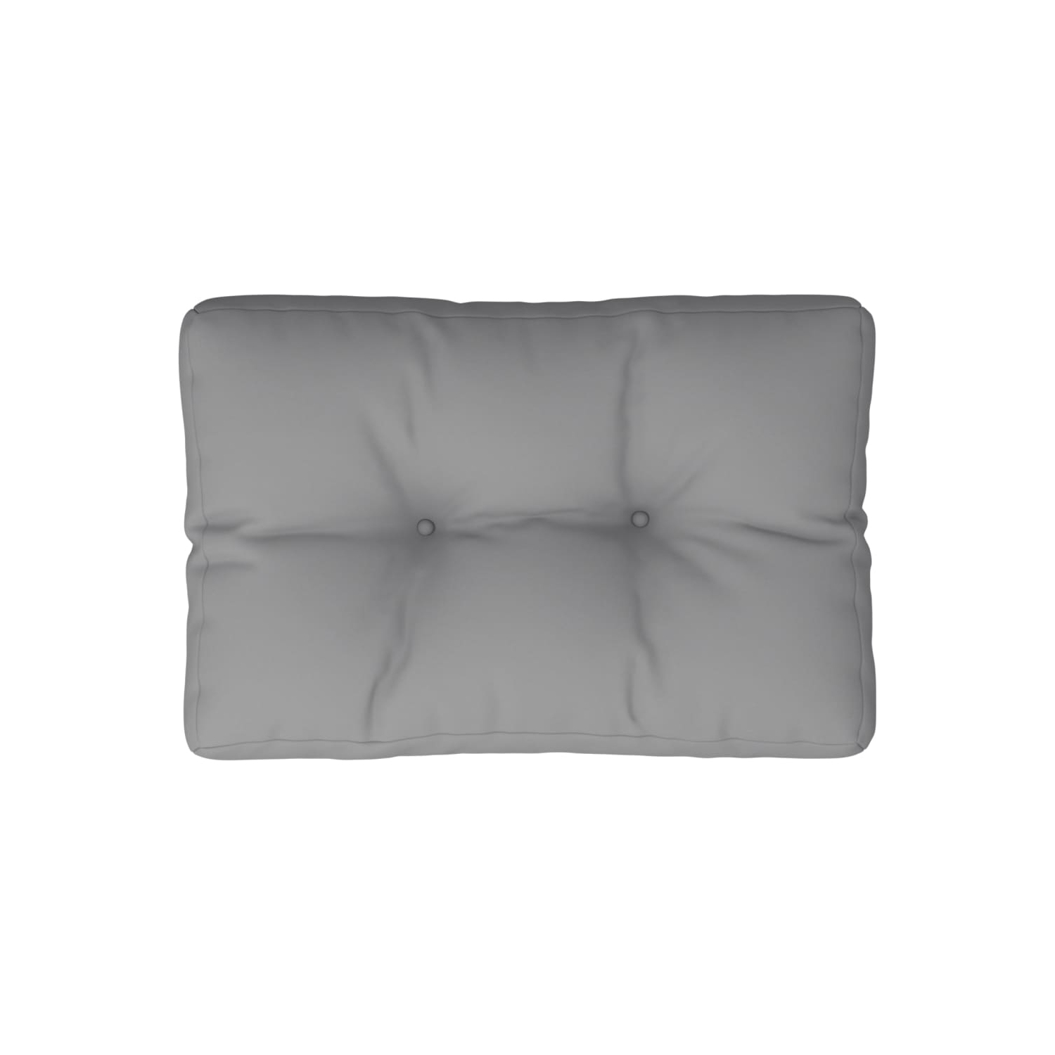 Coussin de palette vidaXL, gris, 50 x 40 x 40 x 12&nbsp;cm