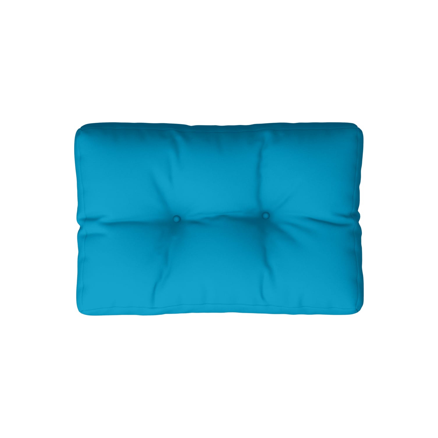 Coussin de palette vidaXL bleu clair 50 x 40 x 40 x 12&nbsp;cm tissu