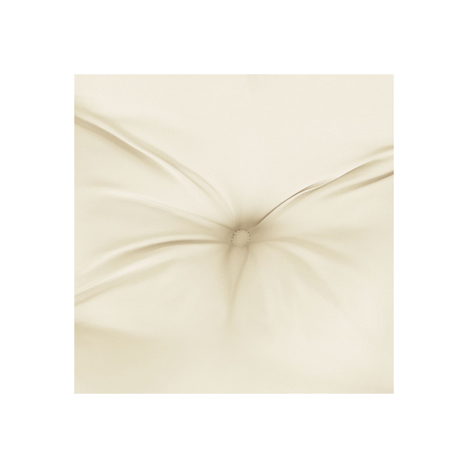 VidaXL coussins de palette 2 pièces en tissu crème