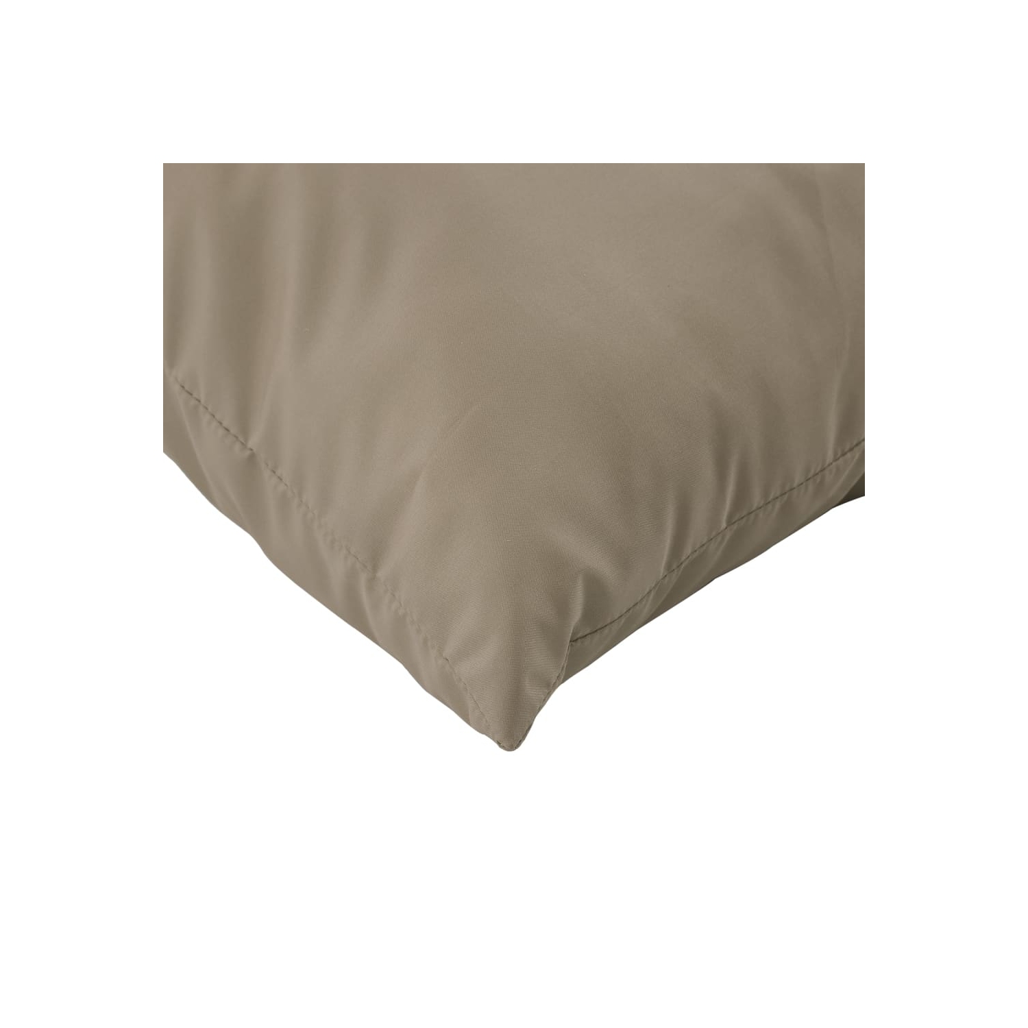 VidaXL coussins de palette 2 pièces en tissu taupe