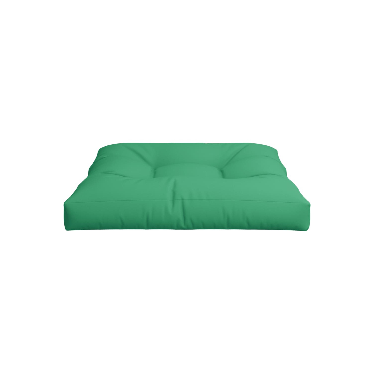 Coussin de palette vidaXL vert 80 x 80 x 80 en tissu 12 cm