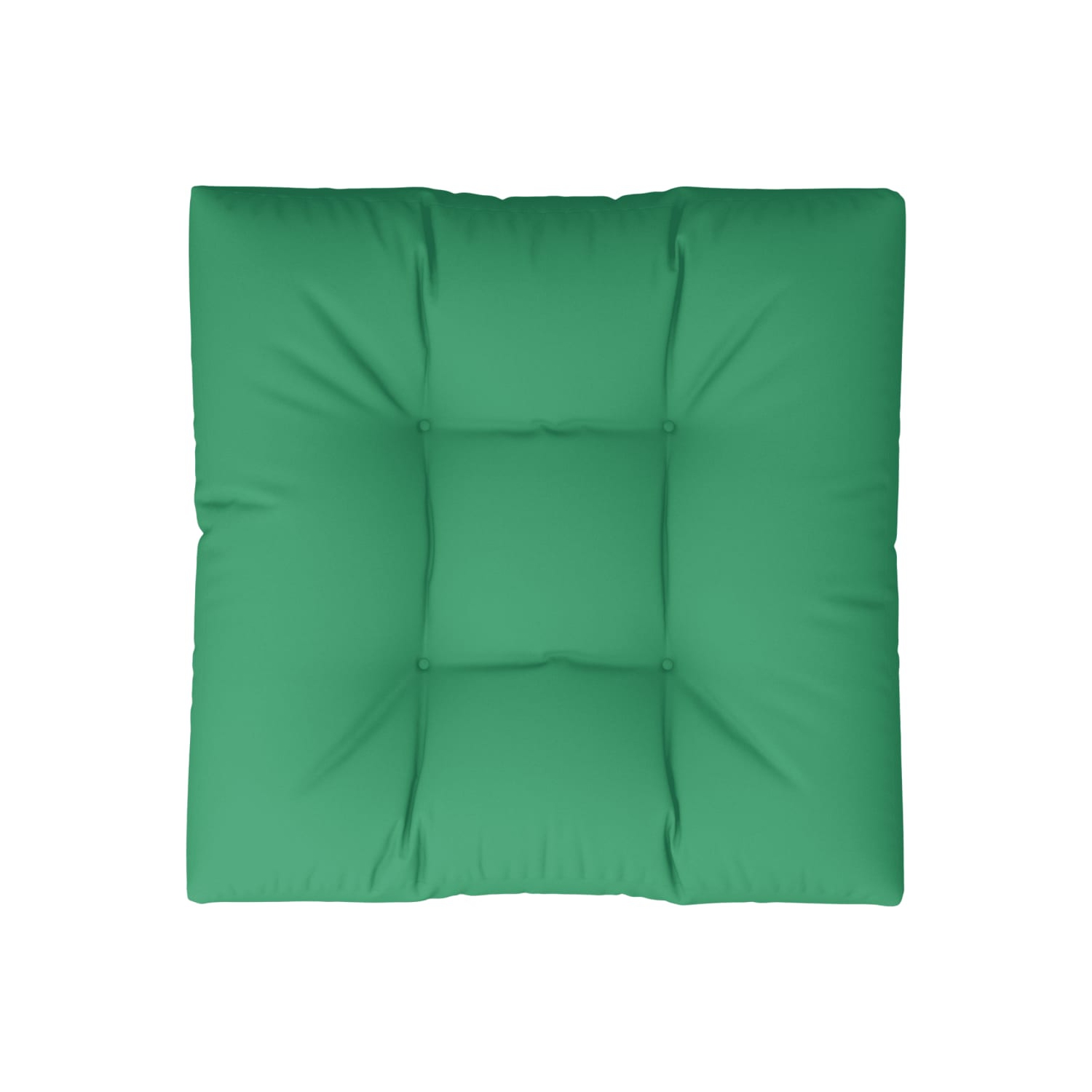Coussin de palette vidaXL vert 80 x 80 x 80 en tissu 12 cm
