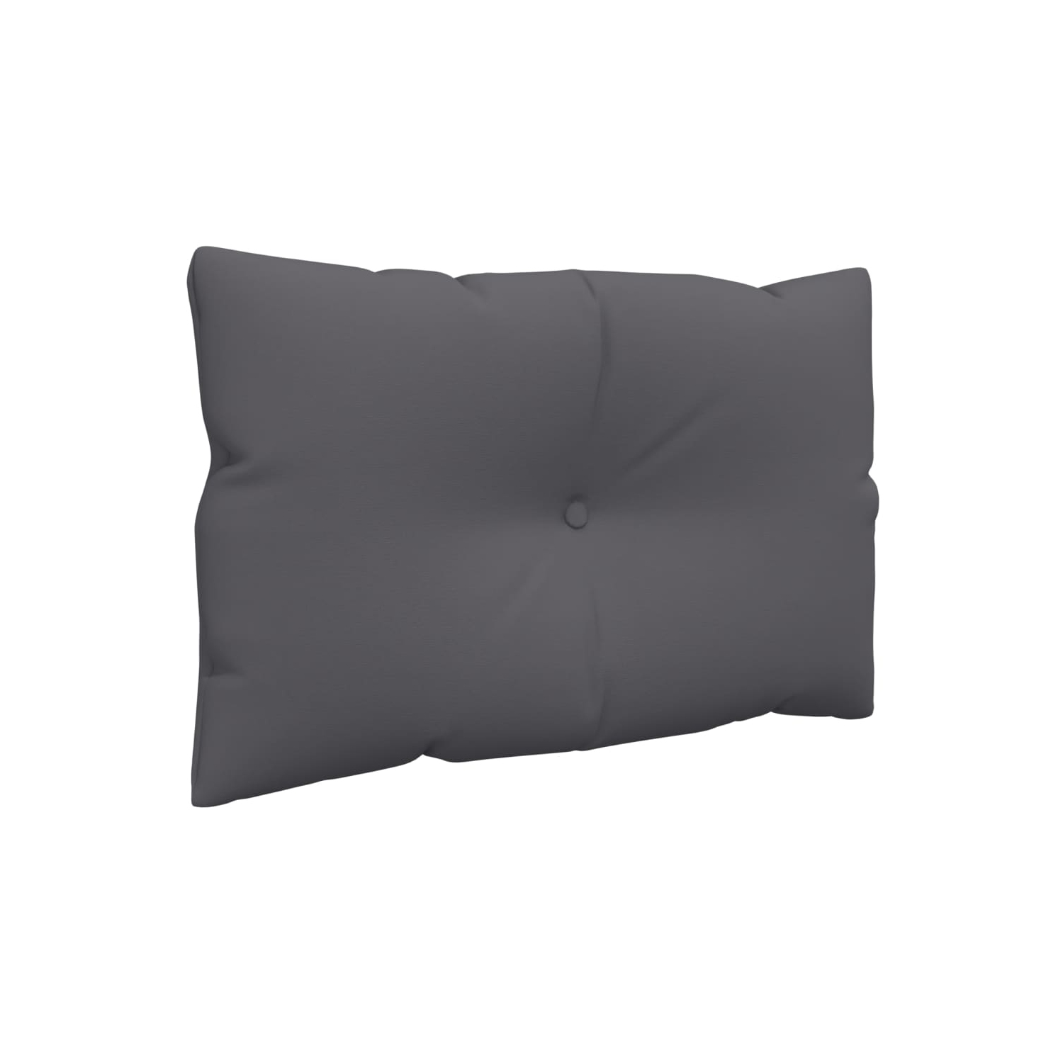 VidaXL coussins de palette 2 pièces en tissu anthracite