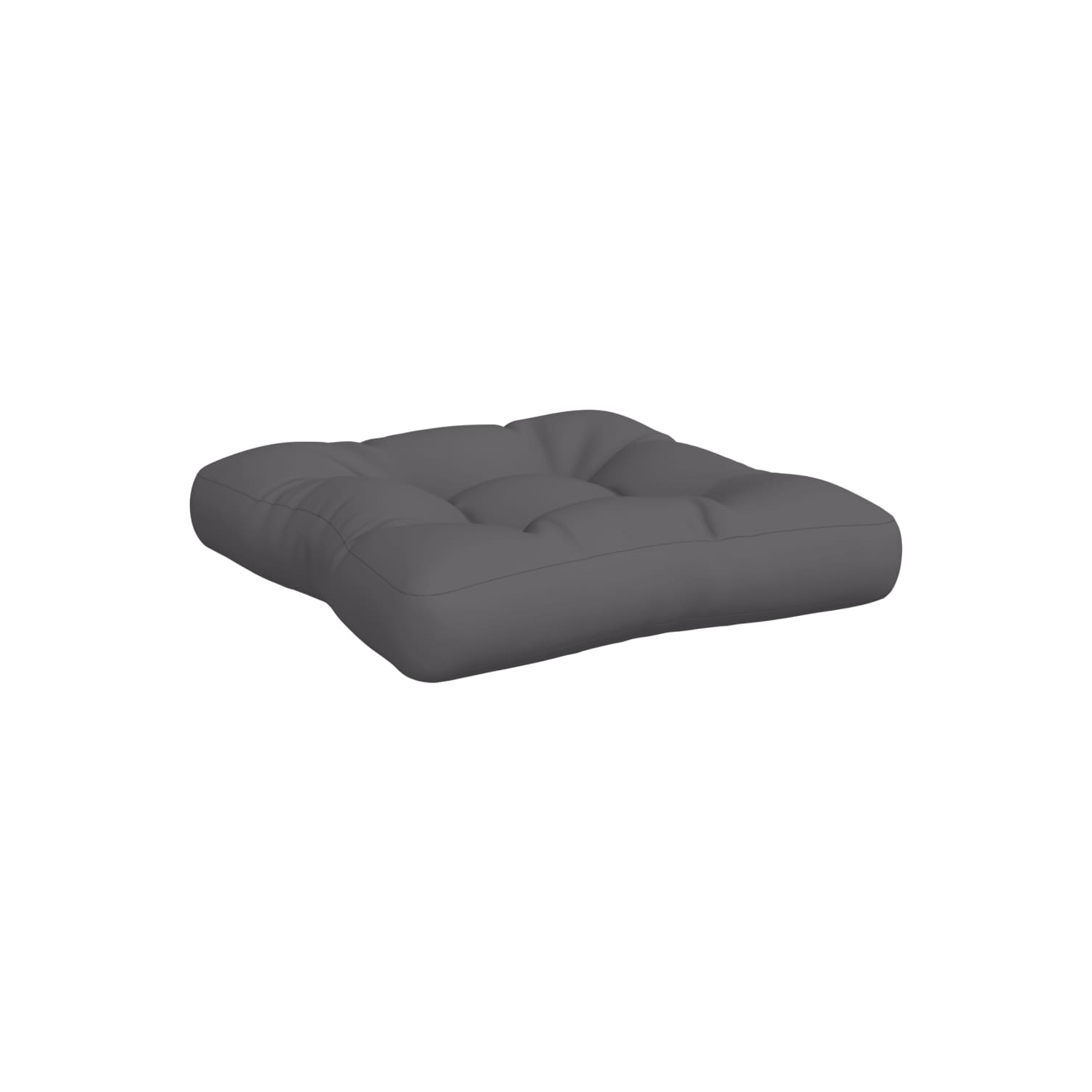 VidaXL coussins de palette 2 pièces en tissu anthracite