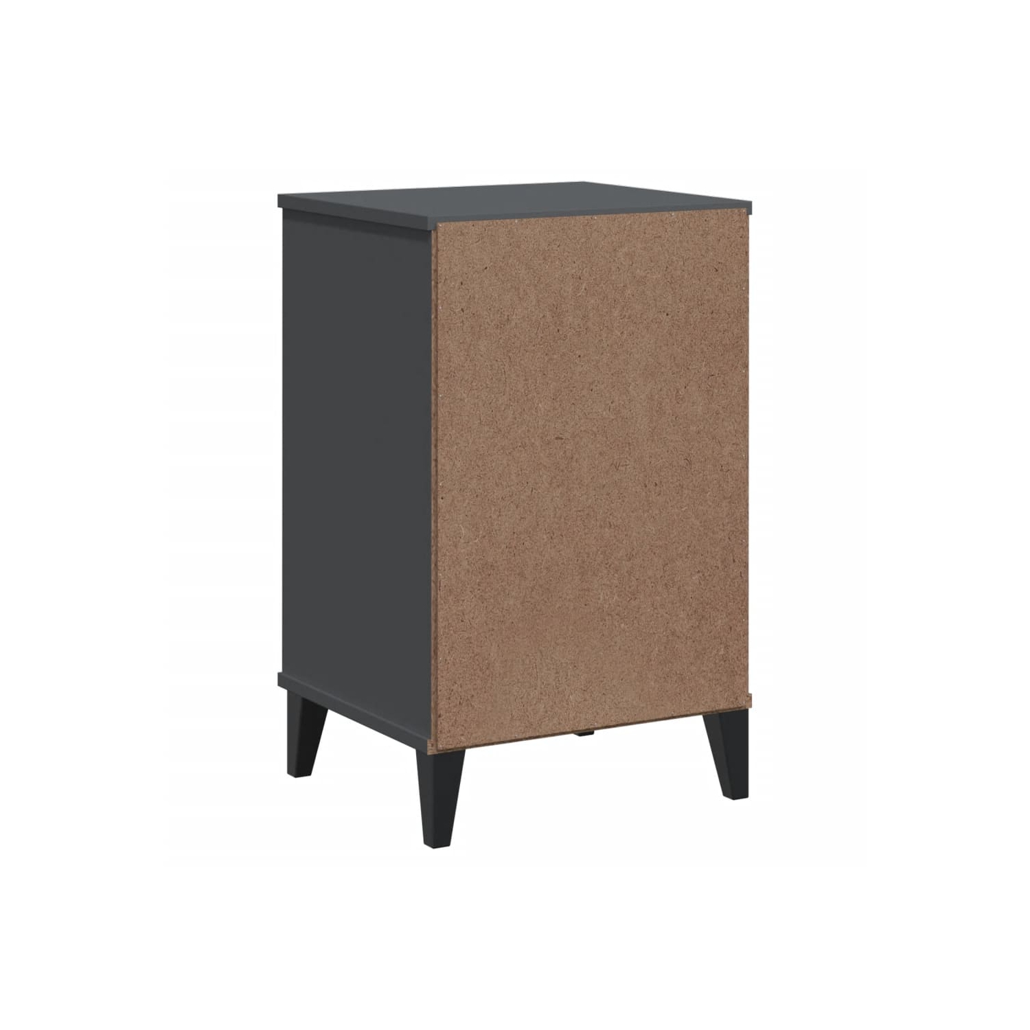 Armoire de chevet VIKEN en bois d'ingénierie gris anthracite