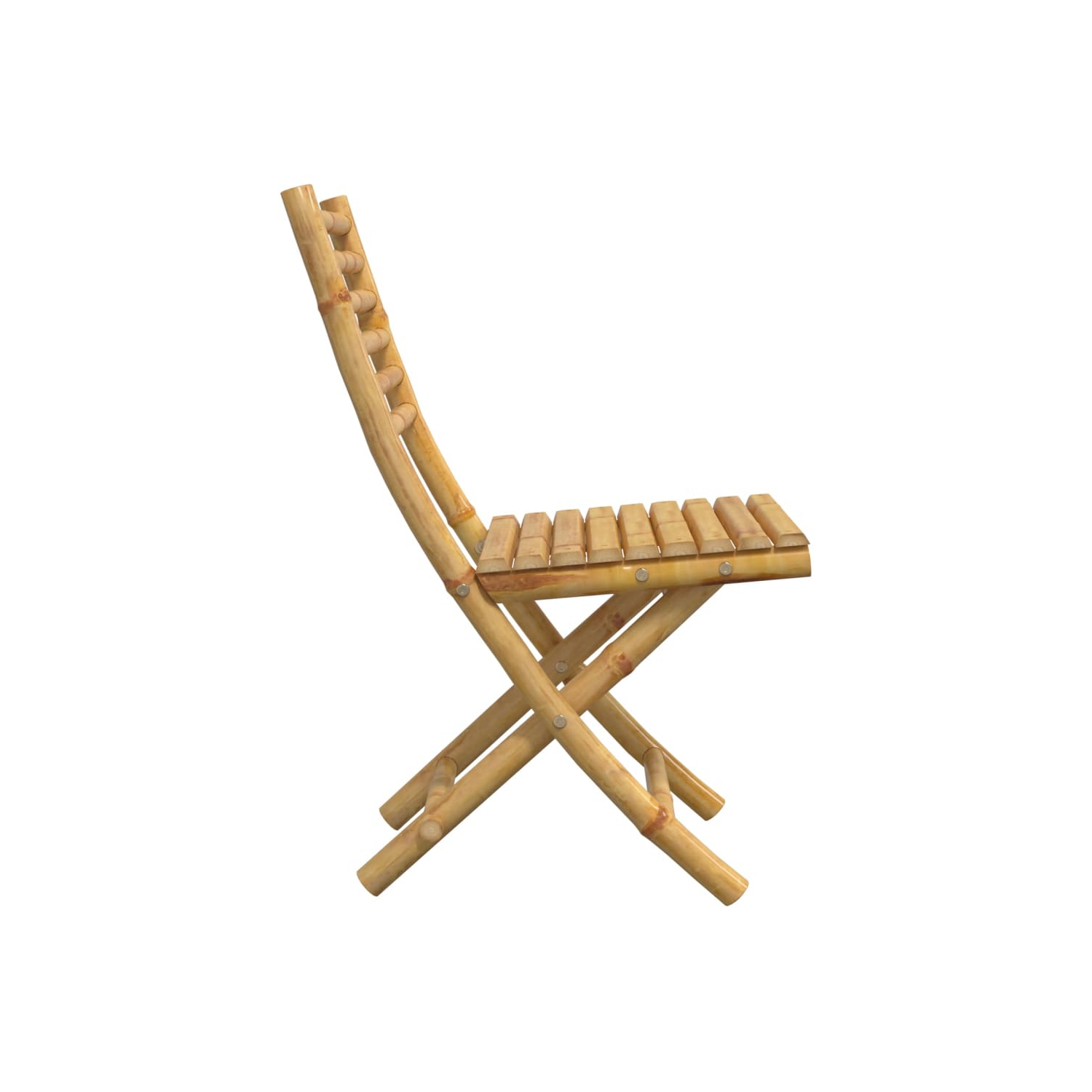 Chaises de jardin pliantes vidaXL 6 pièces 43x54x88 cm bambou