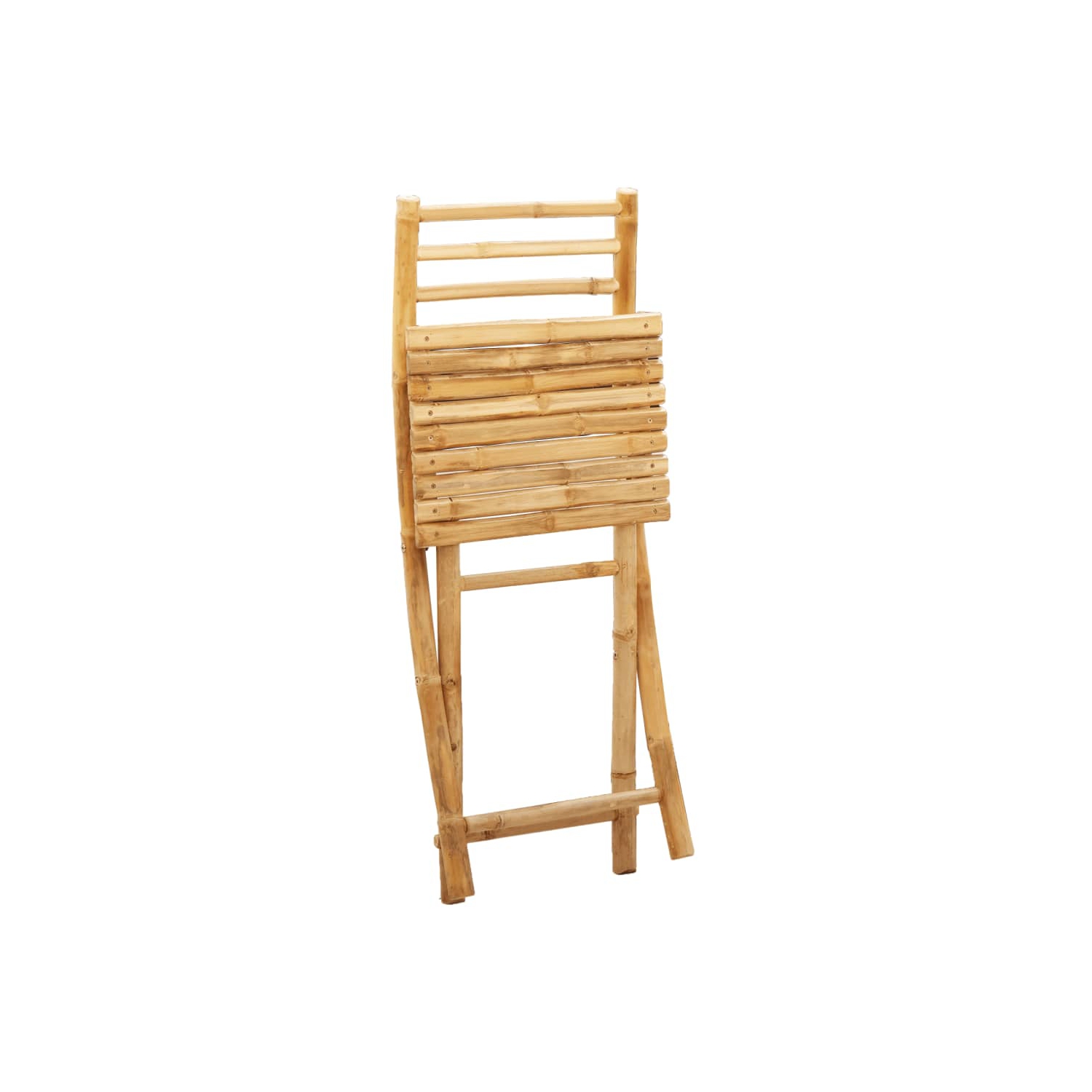 Chaises de jardin pliantes vidaXL 6 pièces 43x54x88 cm bambou