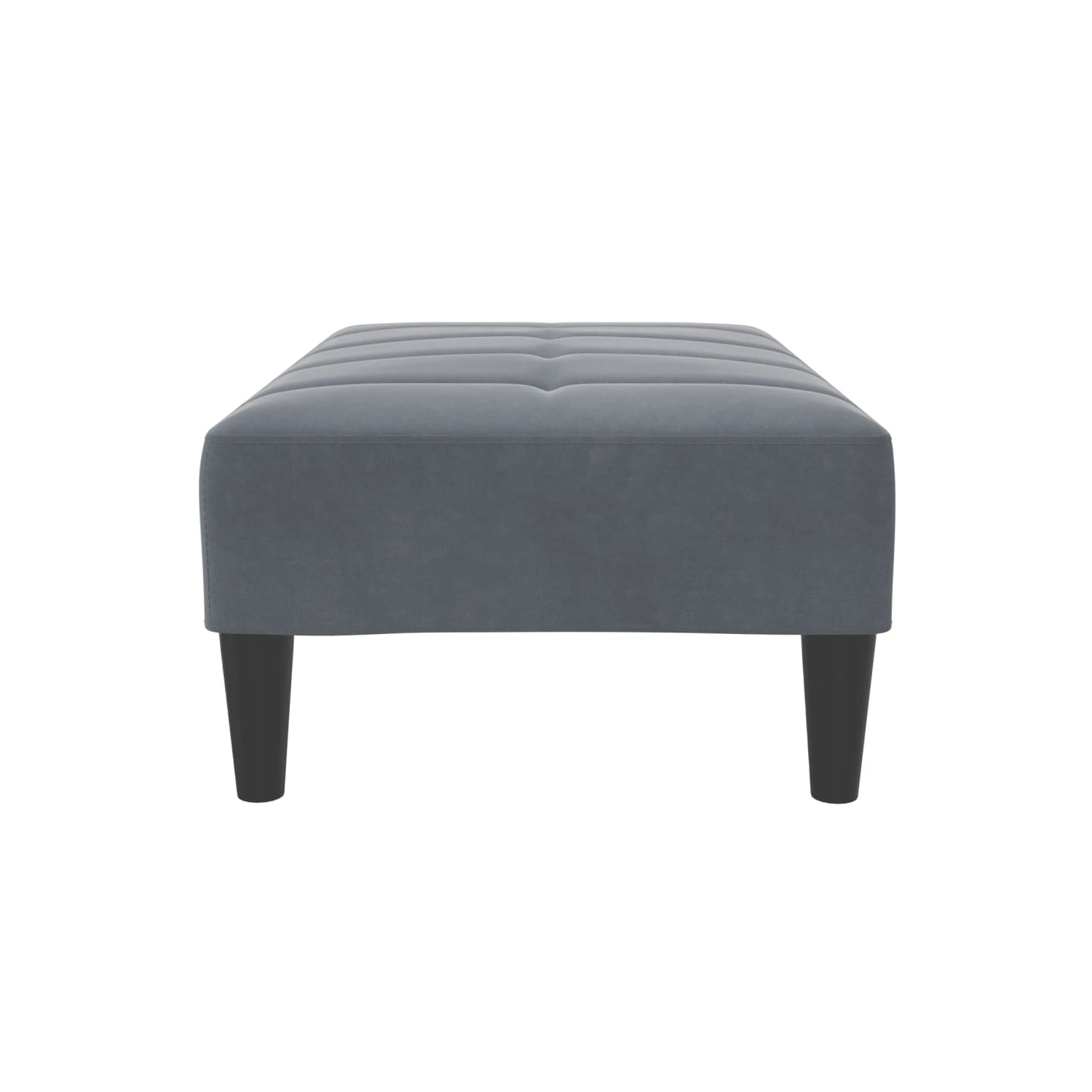 vidaXL Footstool Dark Grey 77x55x31 cm Velvet