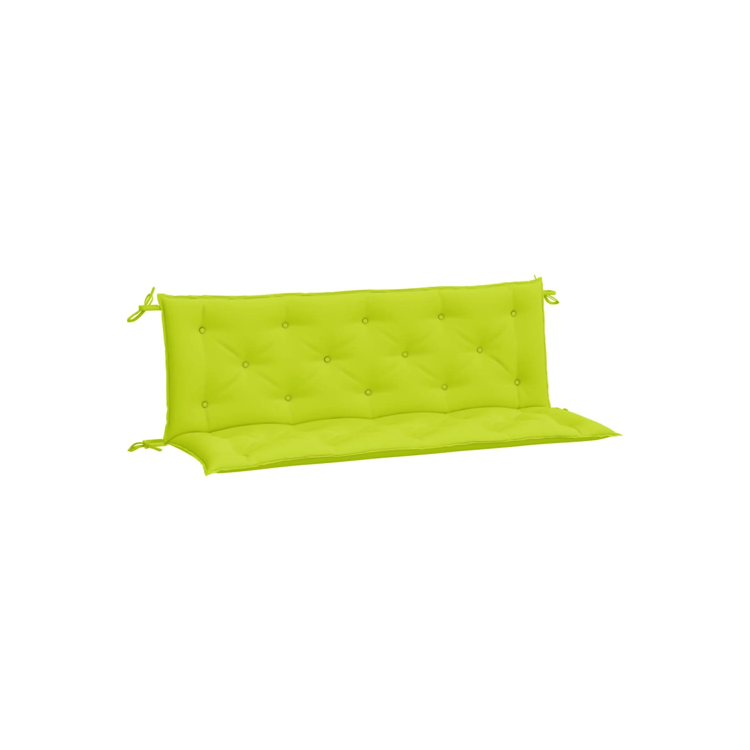 vidaXL Garden Bench Cushions 2pcs Bright Green 150x50x7cm Oxford Fabric