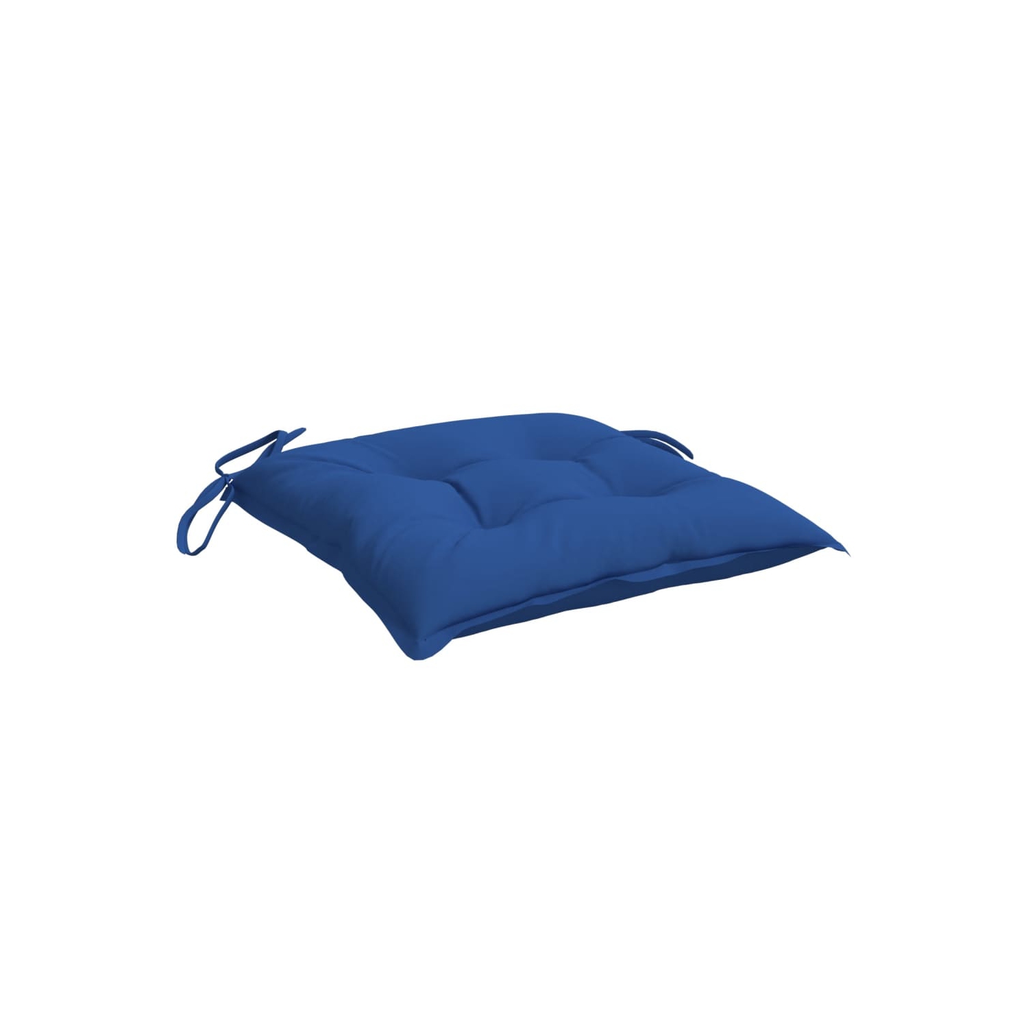 Coussins de chaise vidaXL 4 pièces en tissu Oxford bleu 40 x 40 7 cm