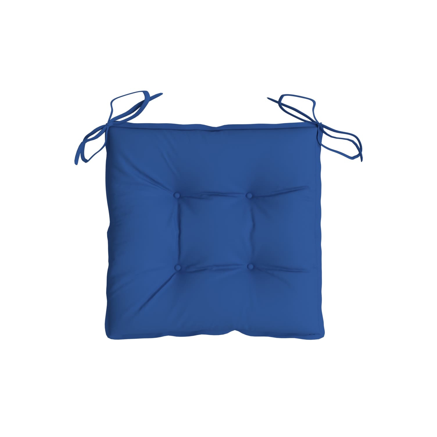 Coussins de chaise vidaXL 4 pièces en tissu Oxford bleu 40 x 40 7 cm
