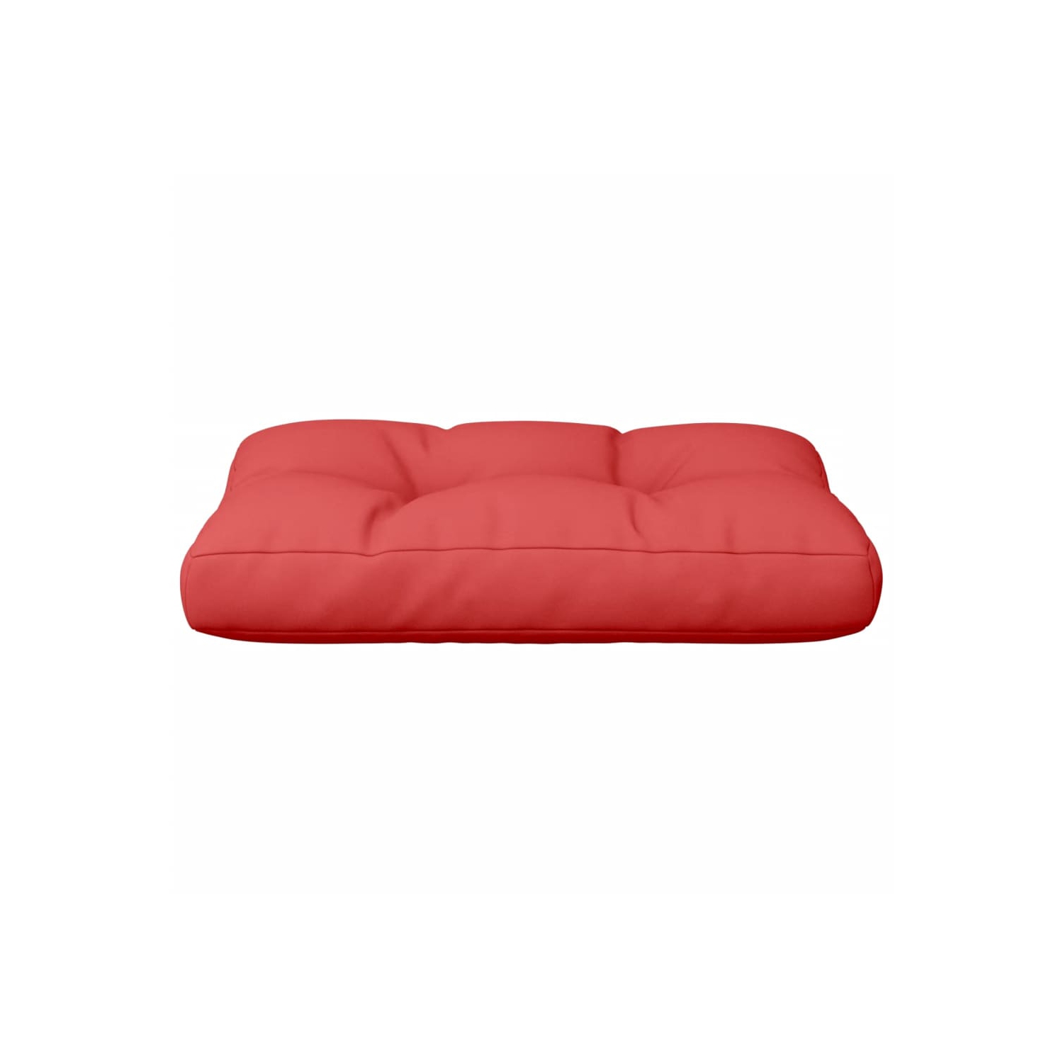 vidaXL Pallet Cushion Red 50x40x12 cm Fabric