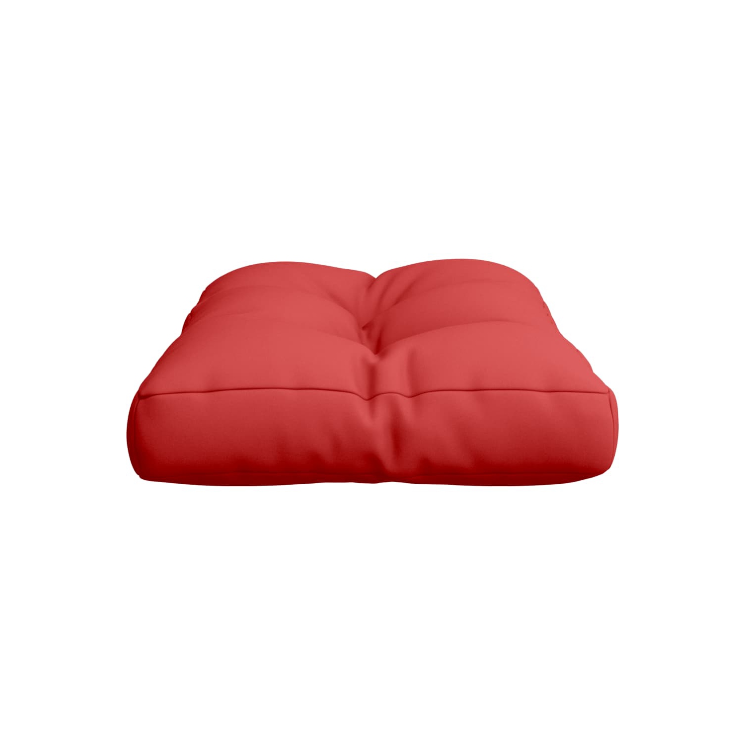 vidaXL Pallet Cushion Red 50x40x12 cm Fabric