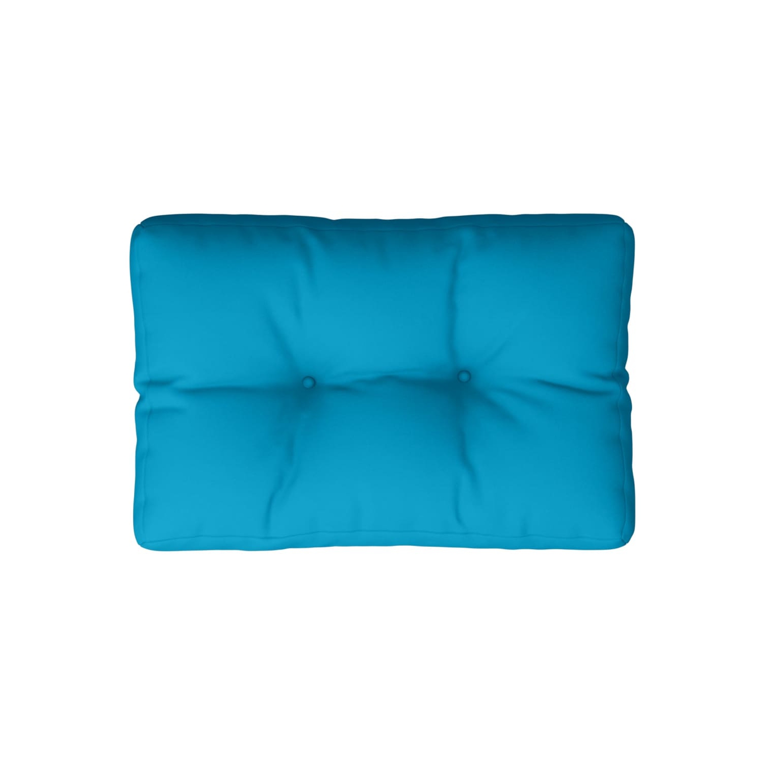 Coussin de palette vidaXL en tissu bleu clair 60 x 40 x 12&nbsp;cm