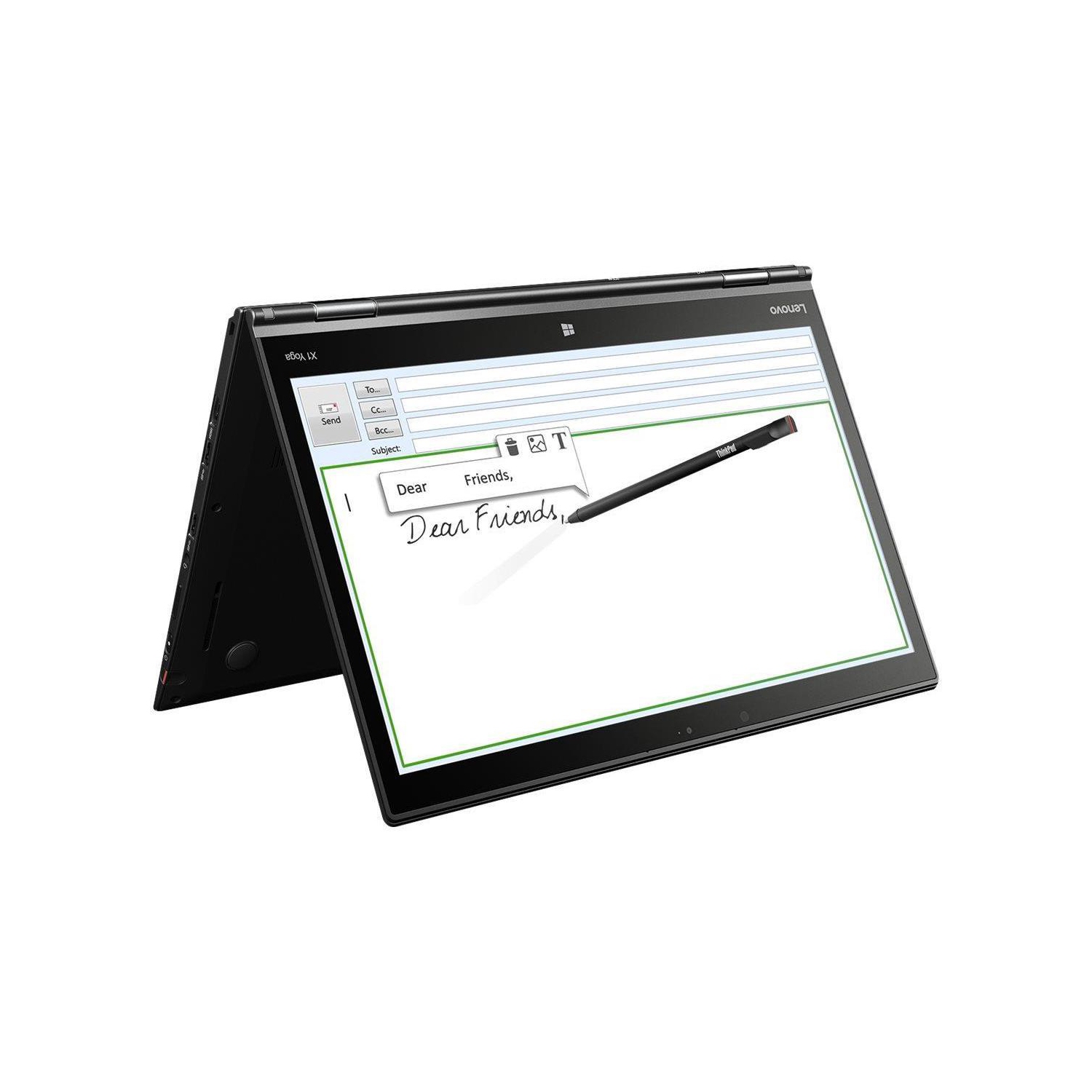 Refurbished Lenovo ThinkPad X1 Yoga, Gen 4, 2 in 1, Intel Core i7-8665U, 1.90GHz, 16B RAM, 512GB SSD, 14’’ touchscreen display, Win 11 Pro, no pen, 1