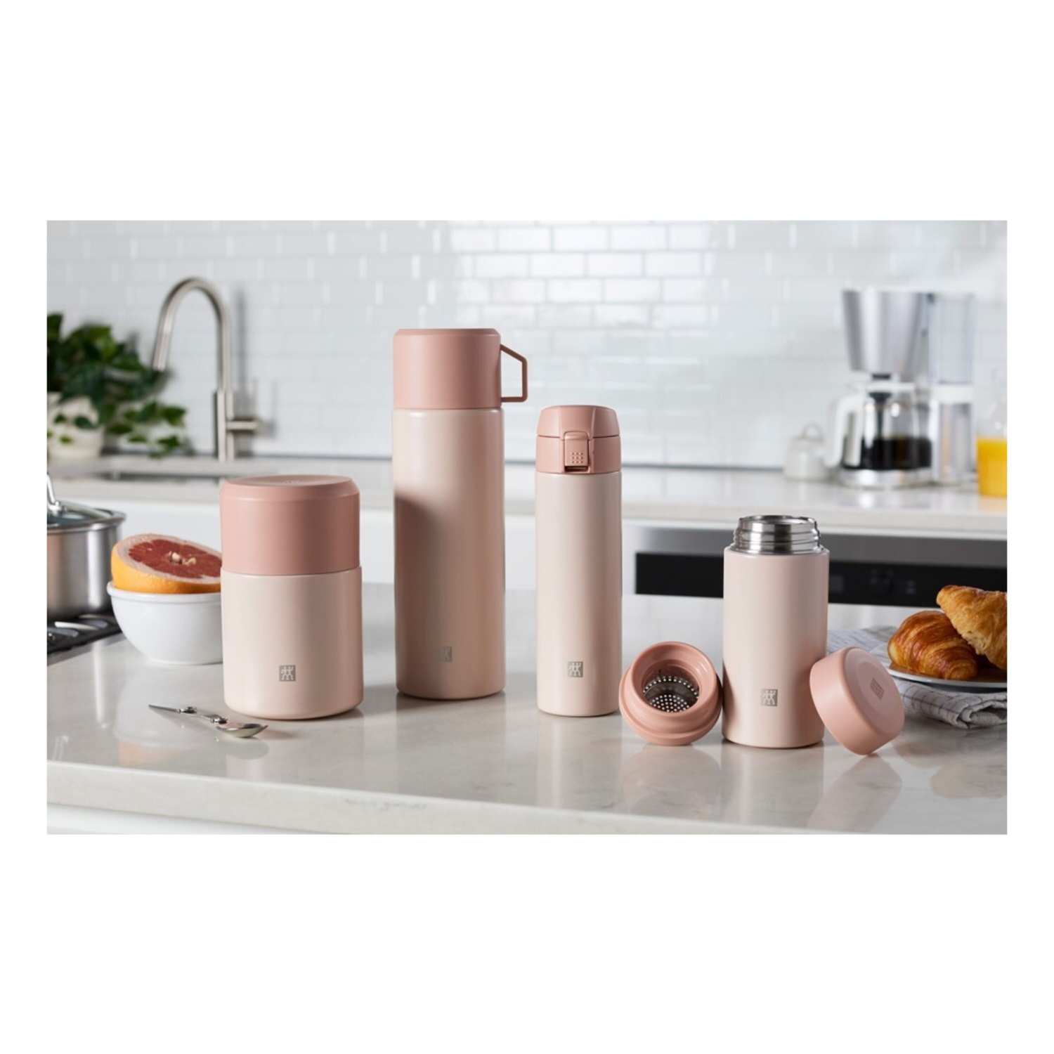 ZWILLING Thermo Food Jar, 700 mL, Stainless Steel, Pink