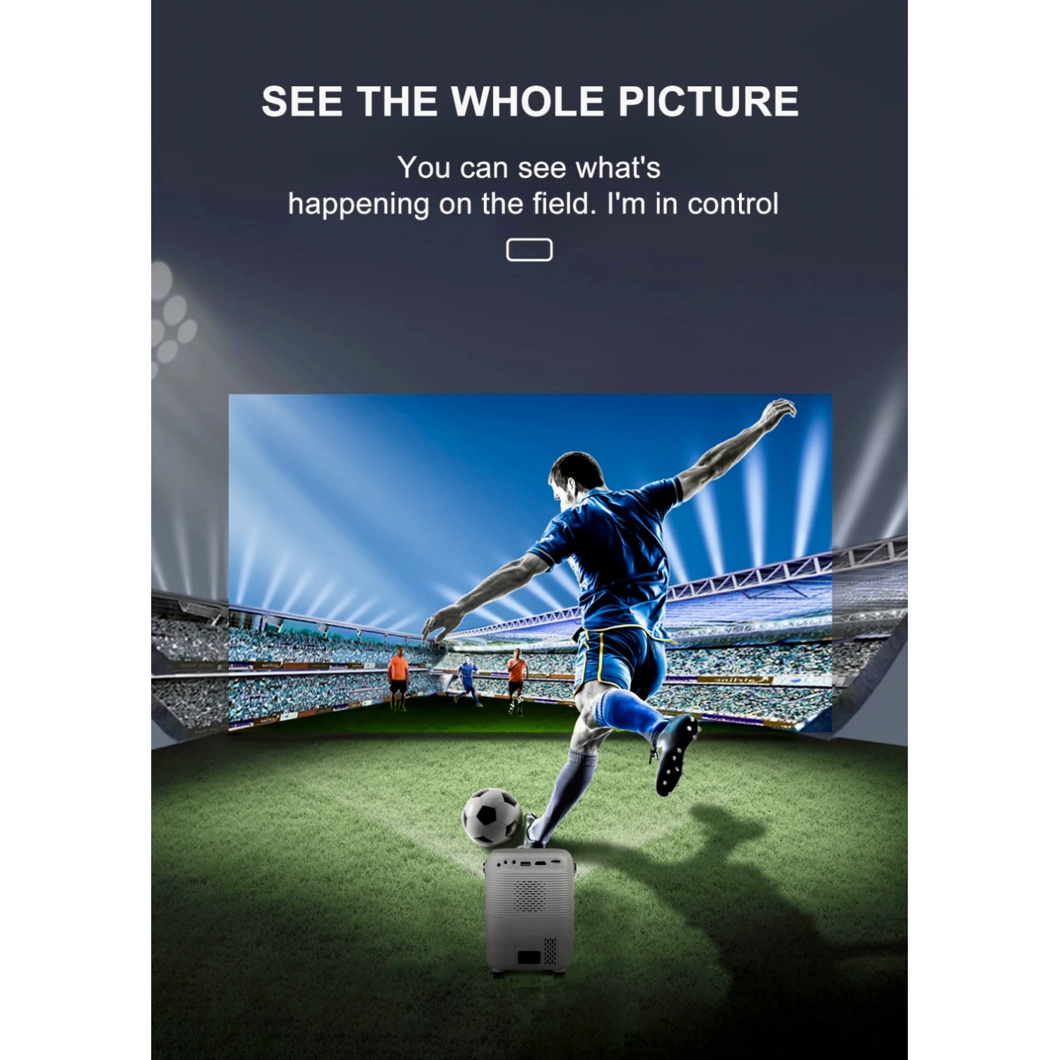 TUTT T12 Pro 4K Gaming Projector Home Theatre Wifi & Bluetooth, 600ANSI Native Auto Focus Home Theater Smart Project Up to 150” Premium Accessories