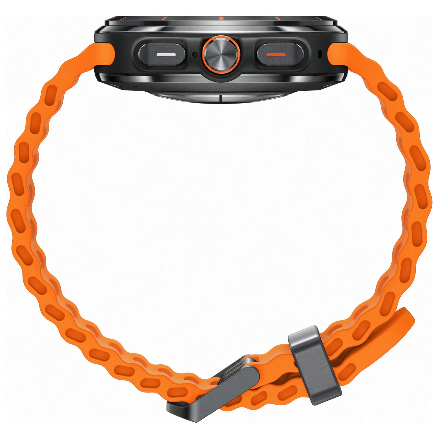 Nouveauté : montre intelligente Galaxy Watch Ultra 47 mm LTE de Samsung - Gris titane/Orange