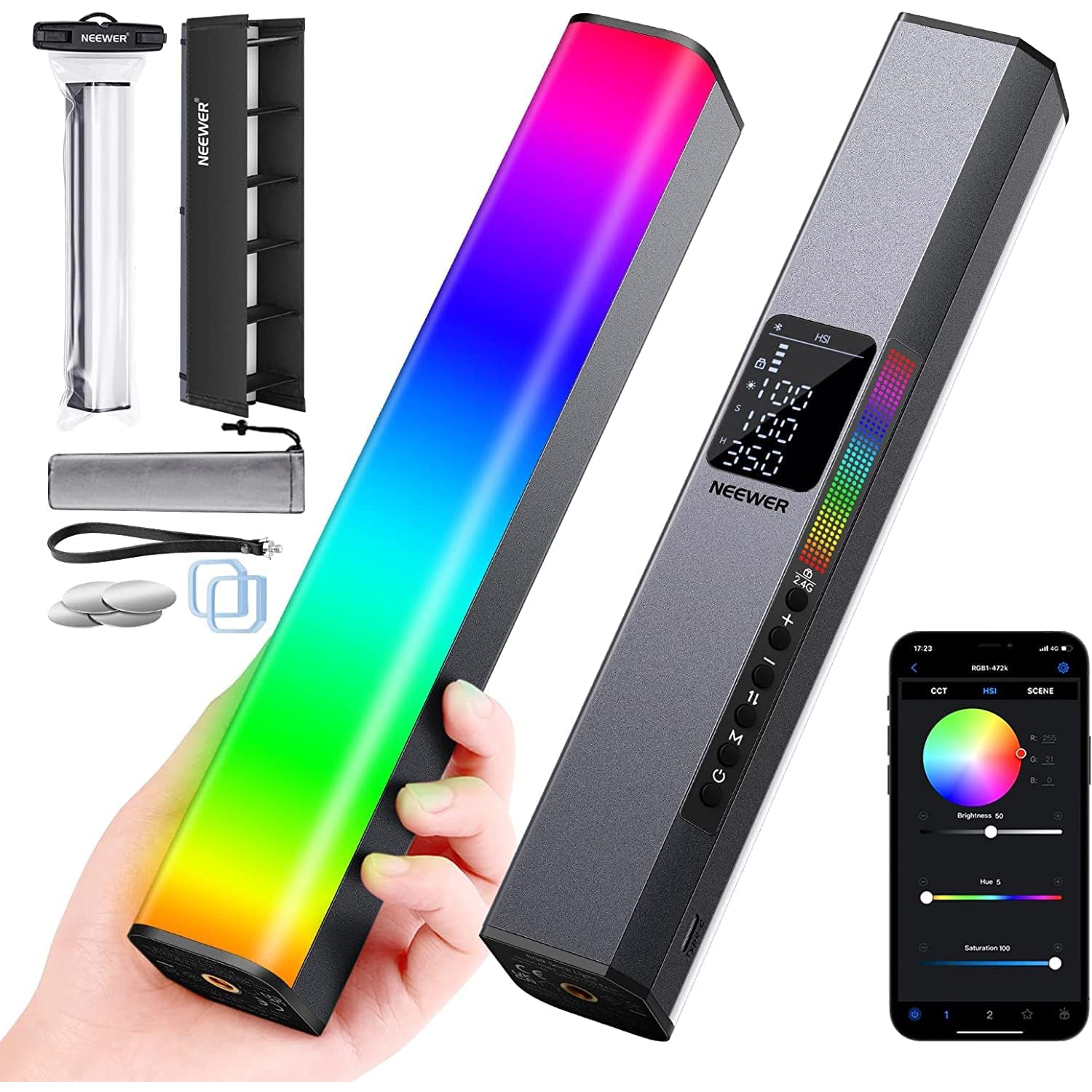 Open Box - NEEWER RGB1 Magnetic Handheld Light Stick