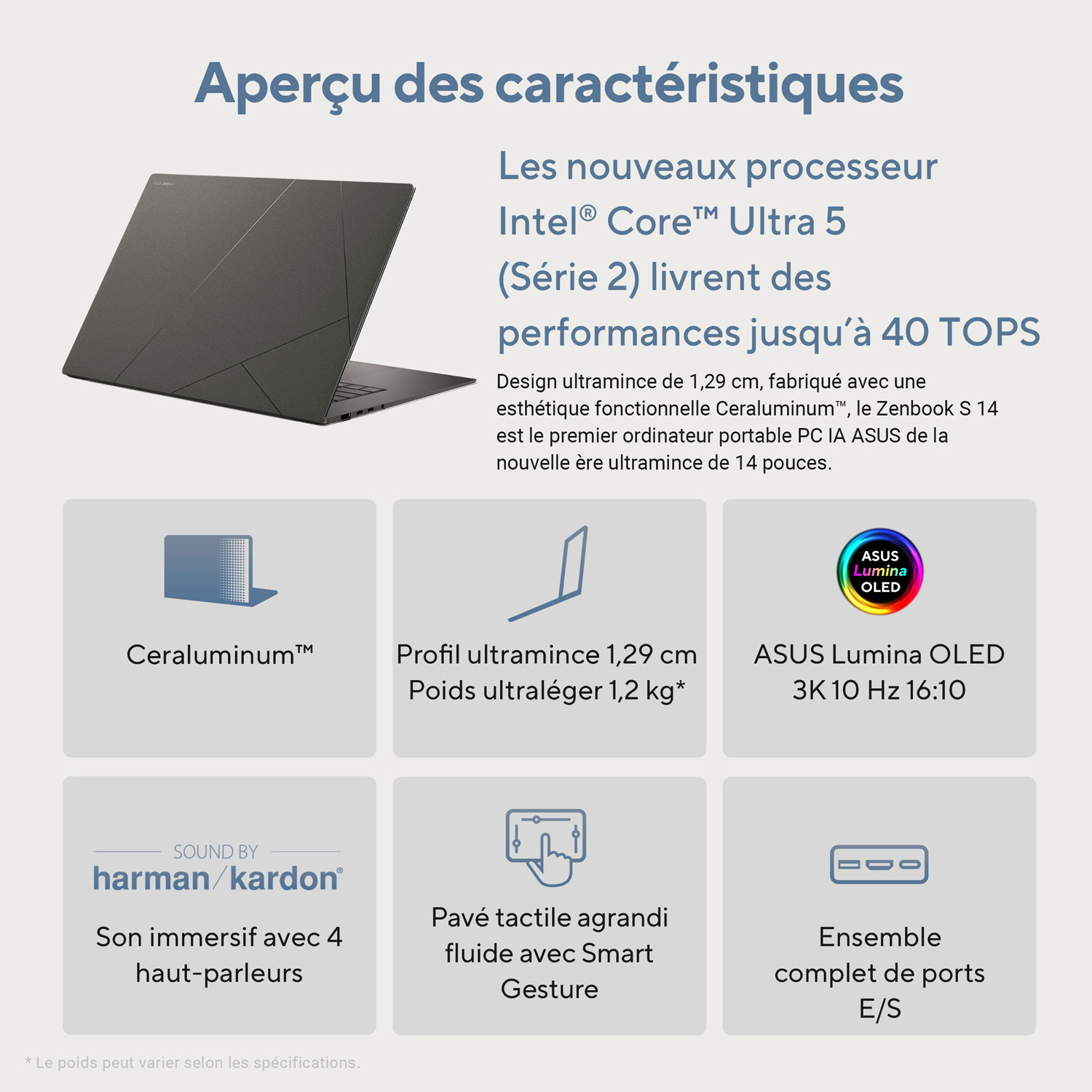 ASUS Zenbook S 14" Touchscreen Laptop