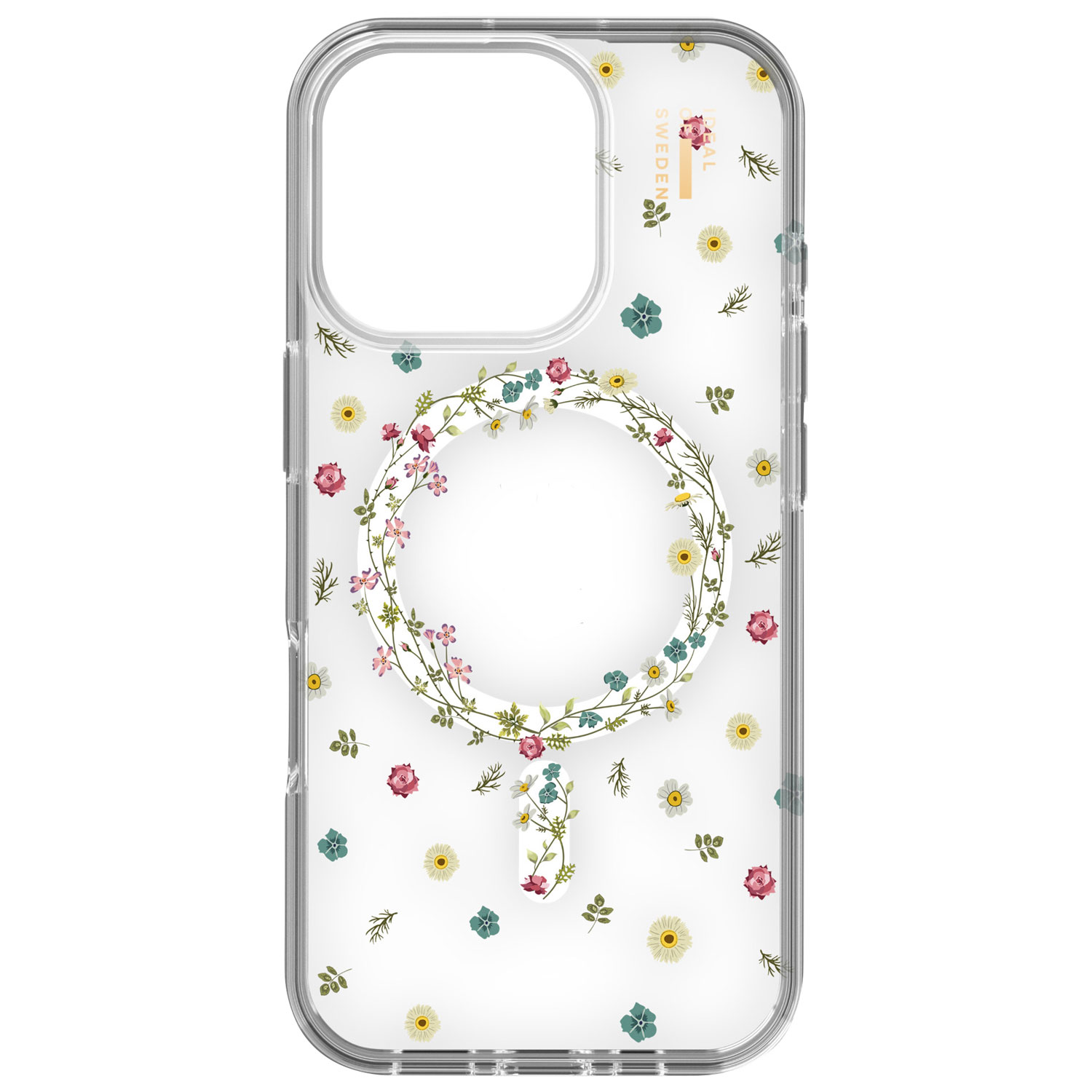 Étui rigide ajusté d'Ideal of Sweden avec MagSafe pour iPhone 16 Pro Max - Petite Floral