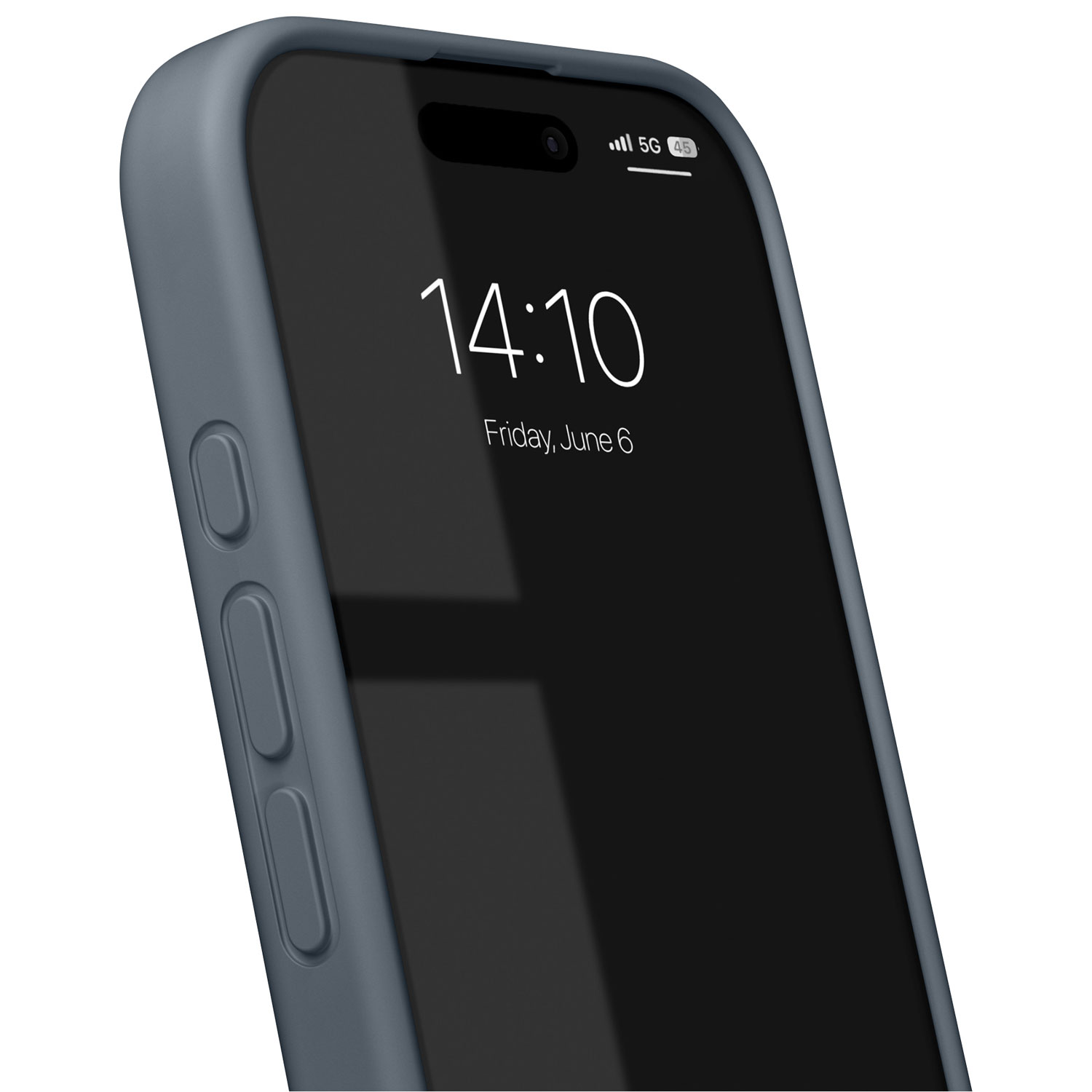 Étui souple ajusté en silicone d'Ideal of Sweden avec MagSafe pour iPhone 16 Pro - Bleu minuit