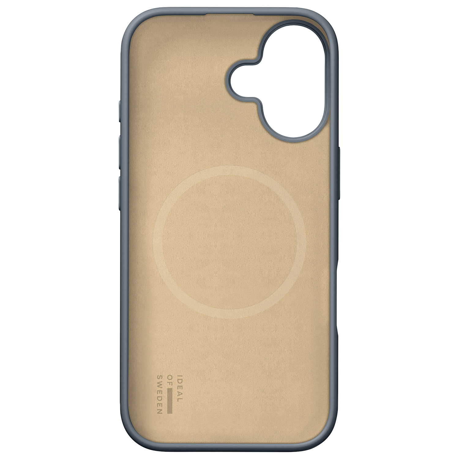 Ideal Of Sweden Silicone Fitted Soft Shell Case with MagSafe for iPhone 16 - Midnight Blue