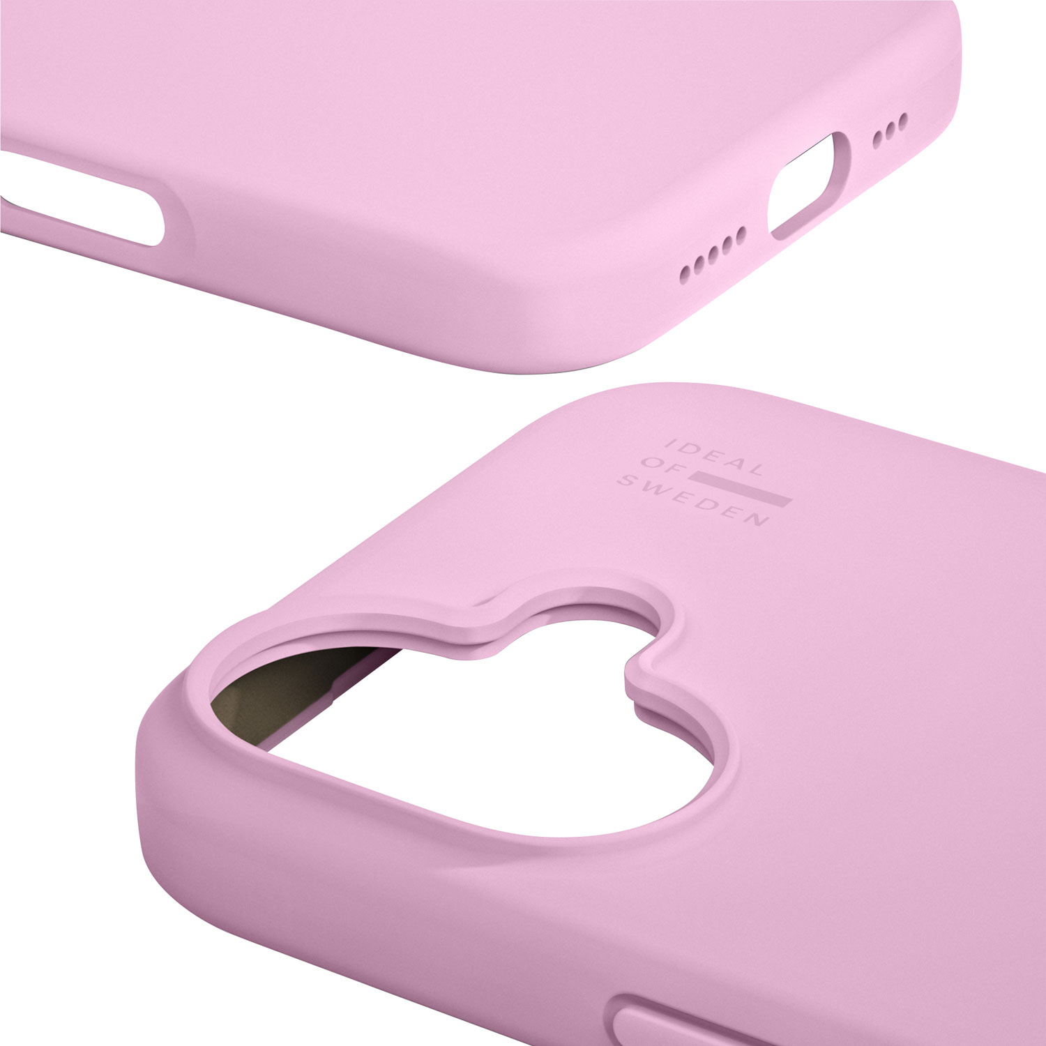 Ideal Of Sweden Silicone Fitted Soft Shell Case with MagSafe for iPhone 16 Plus - Bubble Gum Pink