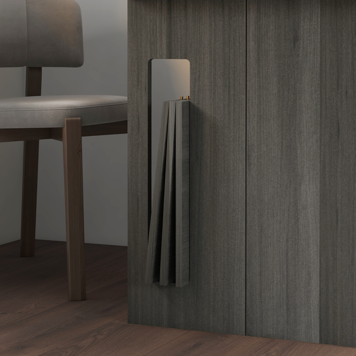 HOMCOM – Table à dîner extensible, table de cuisine extensible pour petits espaces, 6 places pour un maximum, gris