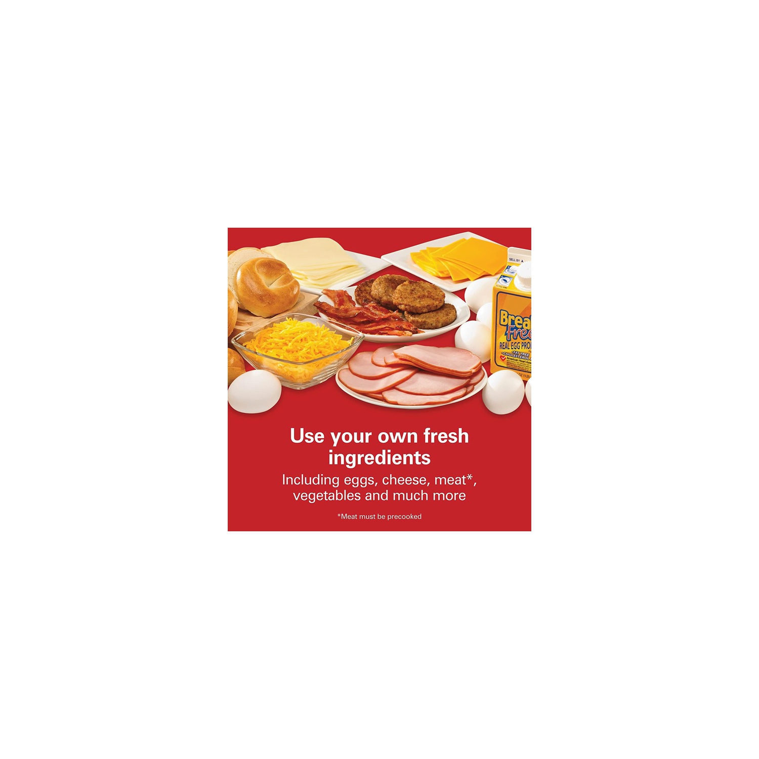 Hamilton Beach 19.9D x 26.4W x 15H Dual Breakfast Sandwich Maker Silver