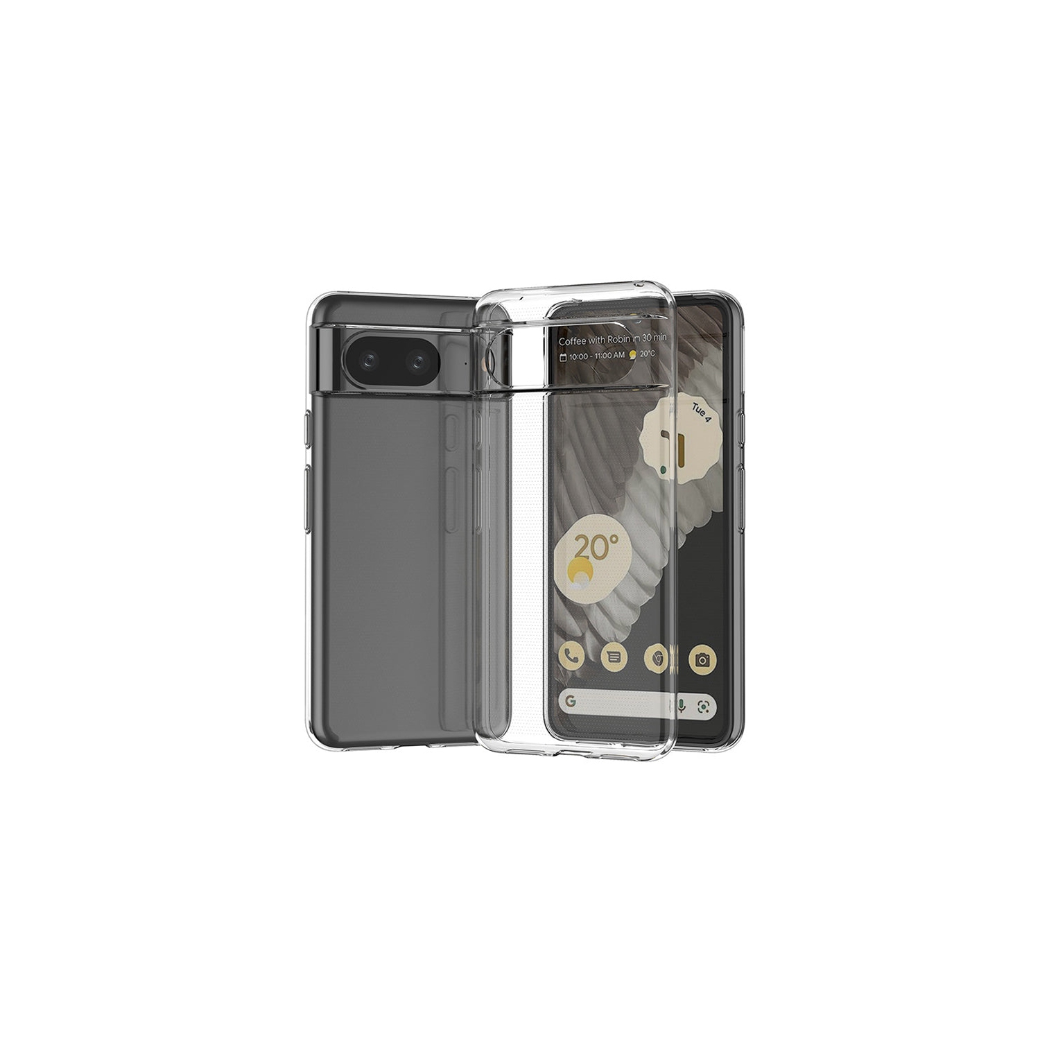 PANDACO Clear Case for Google Pixel 7a