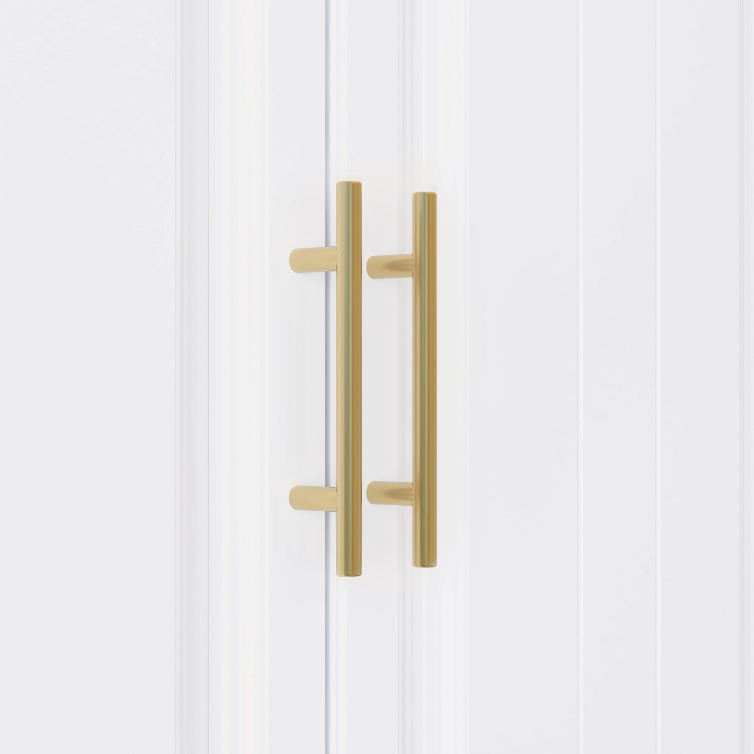 Famapy Spacious 4-Door Wardrobe with Adjustable Shelves and Drawers（63" W x 20.6" D x 74.2" H）White