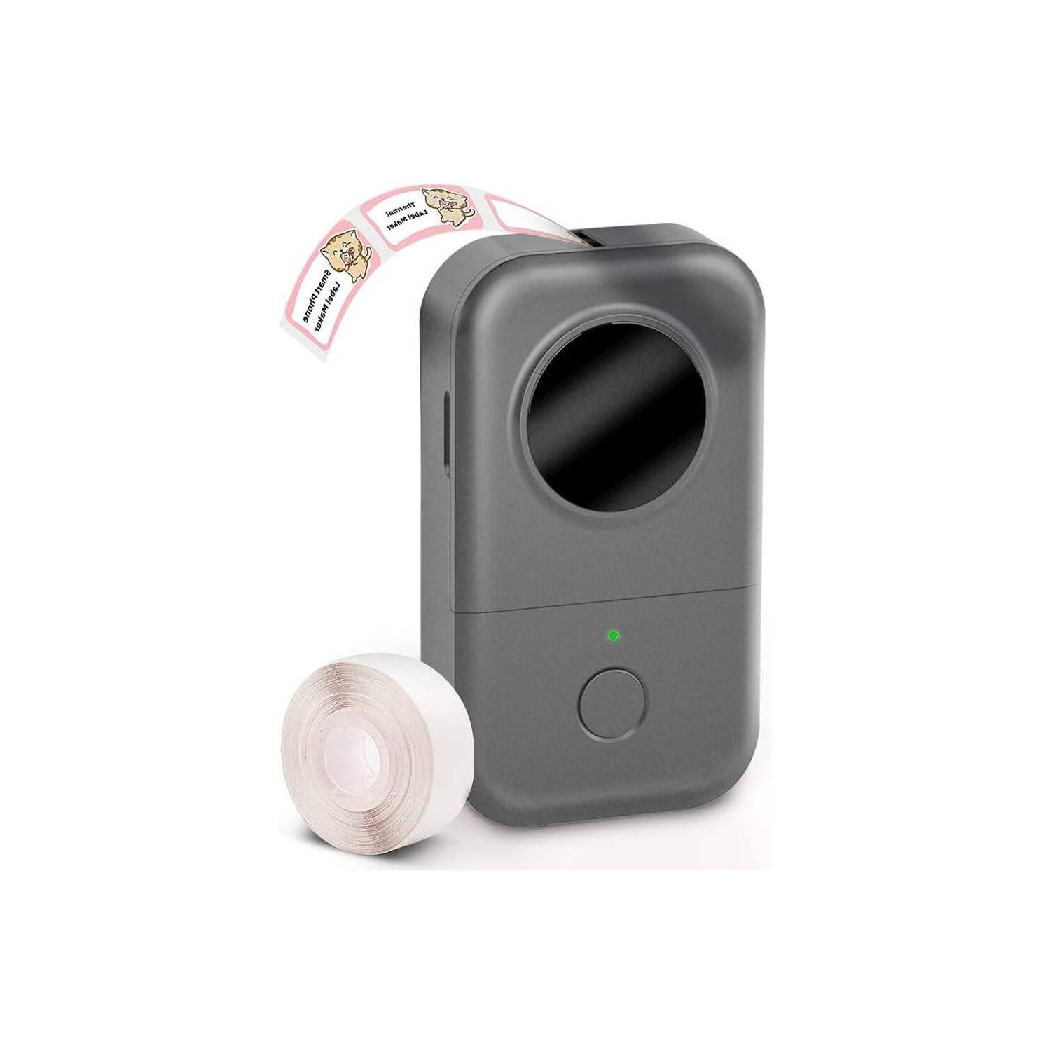 Label Makers Machine Bluetooth Portable Wireless D30 Small Label Maker Thermal Sticker Printer with Tape 12mm School Office Home,Gray